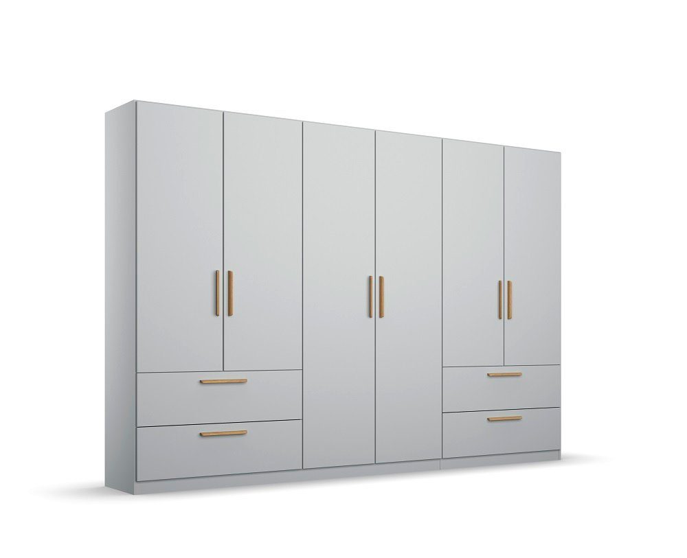 Rauch Möbel Kleiderschrank Kleiderschrank Drehtürenschrank Skandi, mit Schubkästen, seidengrau