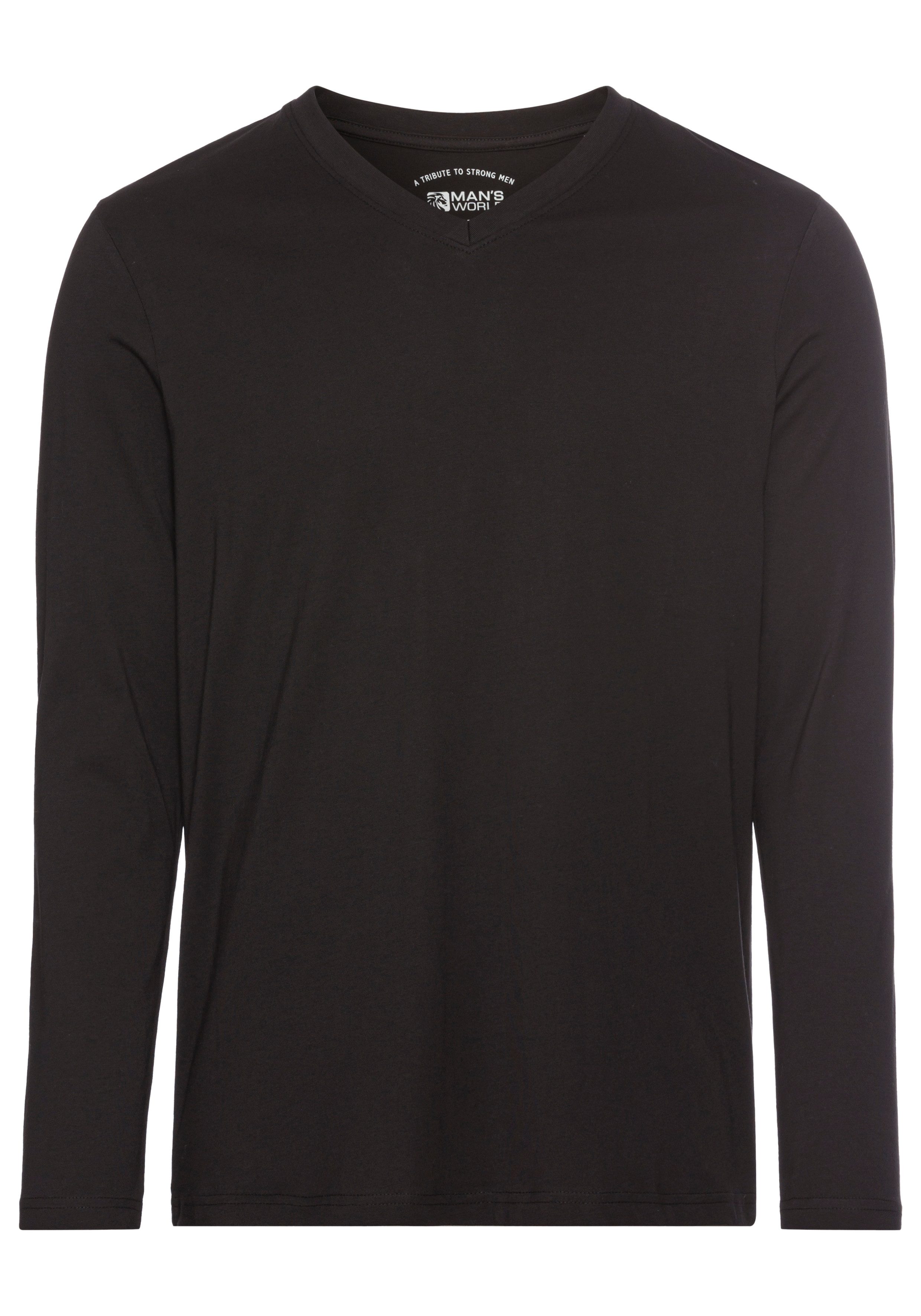 Man's World Langarmshirt auch zum Unterziehen