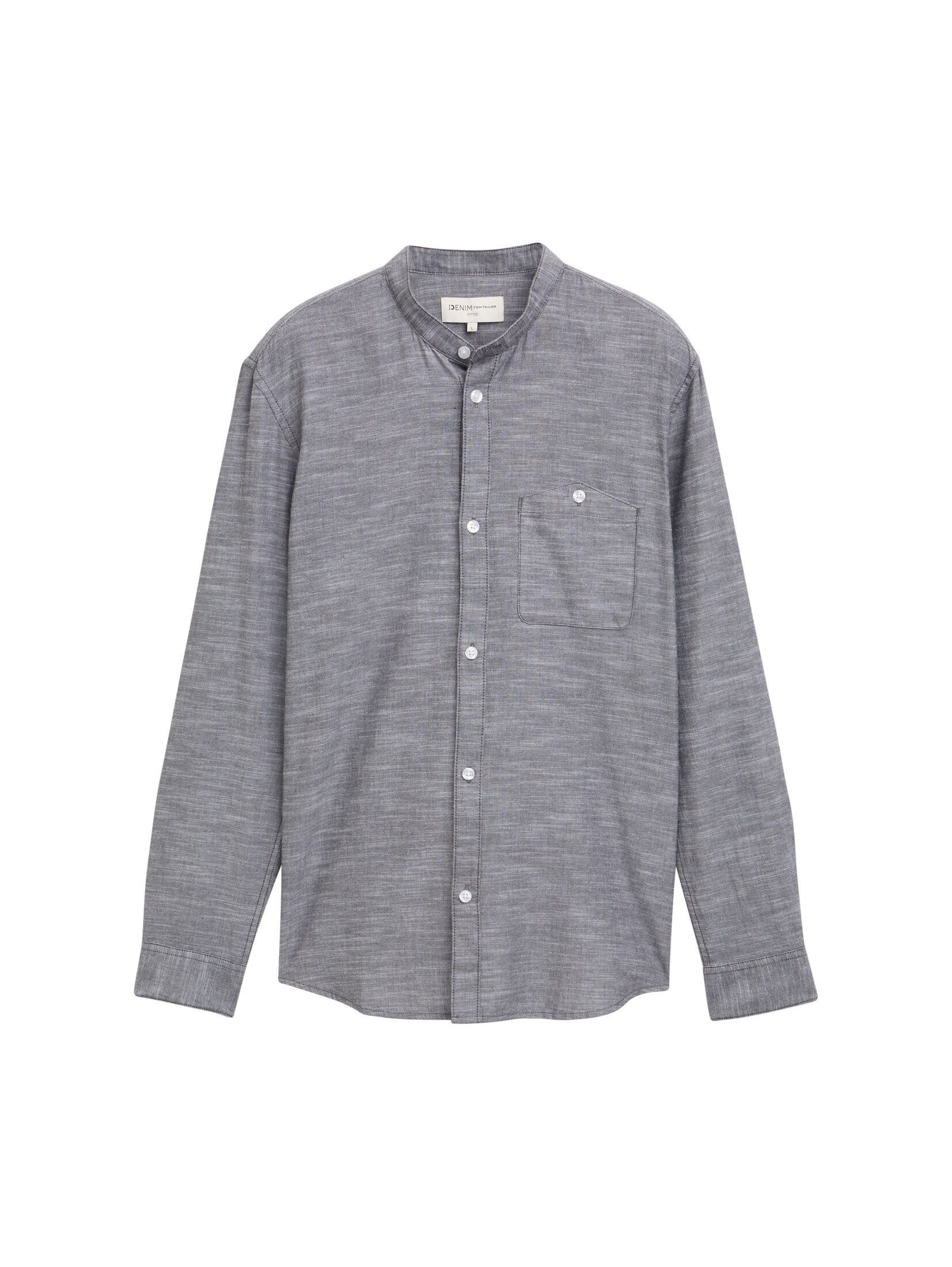 TOM TAILOR Denim Langarmhemd Fitted Hemd günstig online kaufen