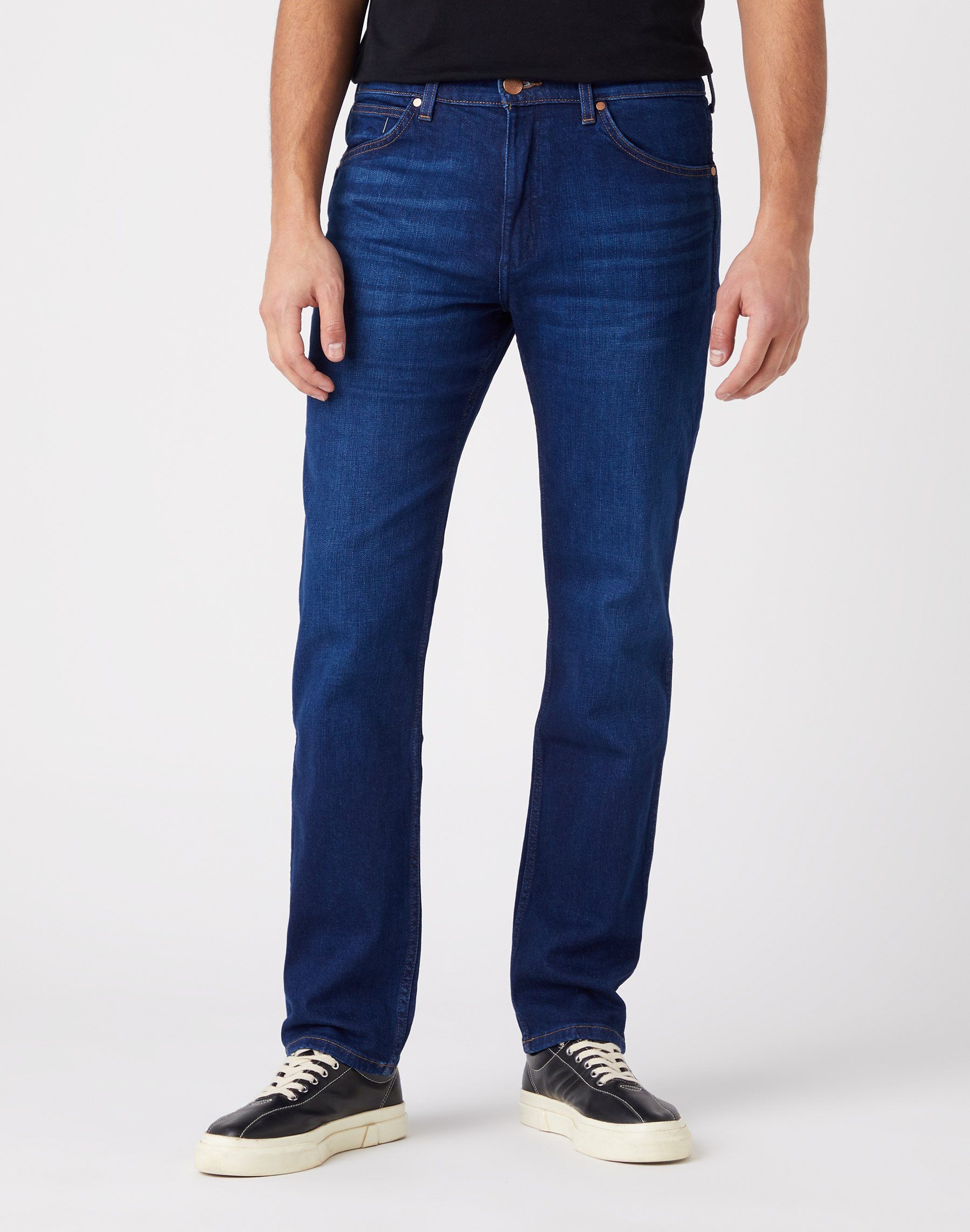Wrangler 5-Pocket-Jeans WRANGLER GREENSBORO the bullseye W15QYI39K | Straight-Fit Jeans