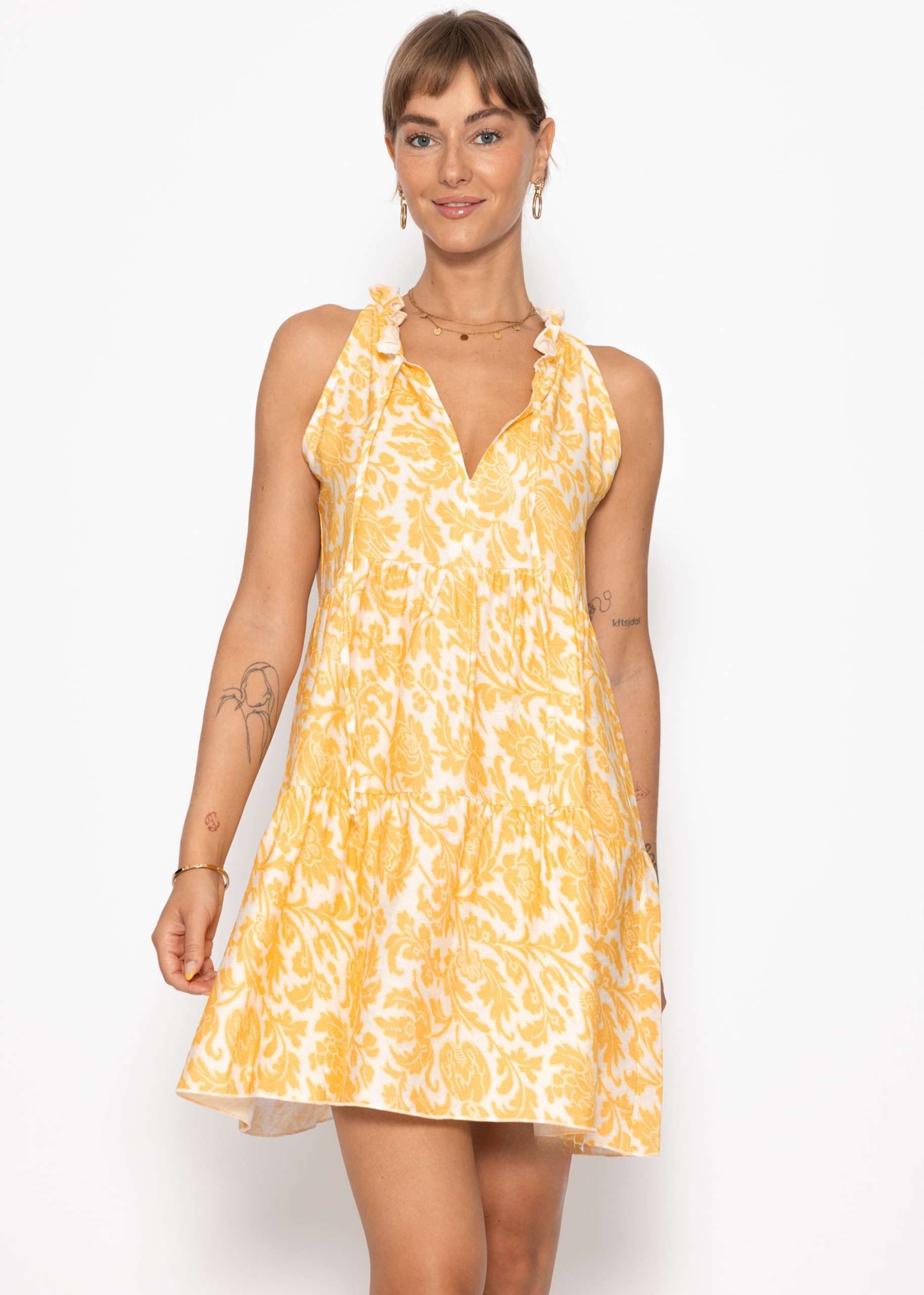 SASSYCLASSY Minikleid Sommerkleid mit Blumenprint für günstig online kaufen