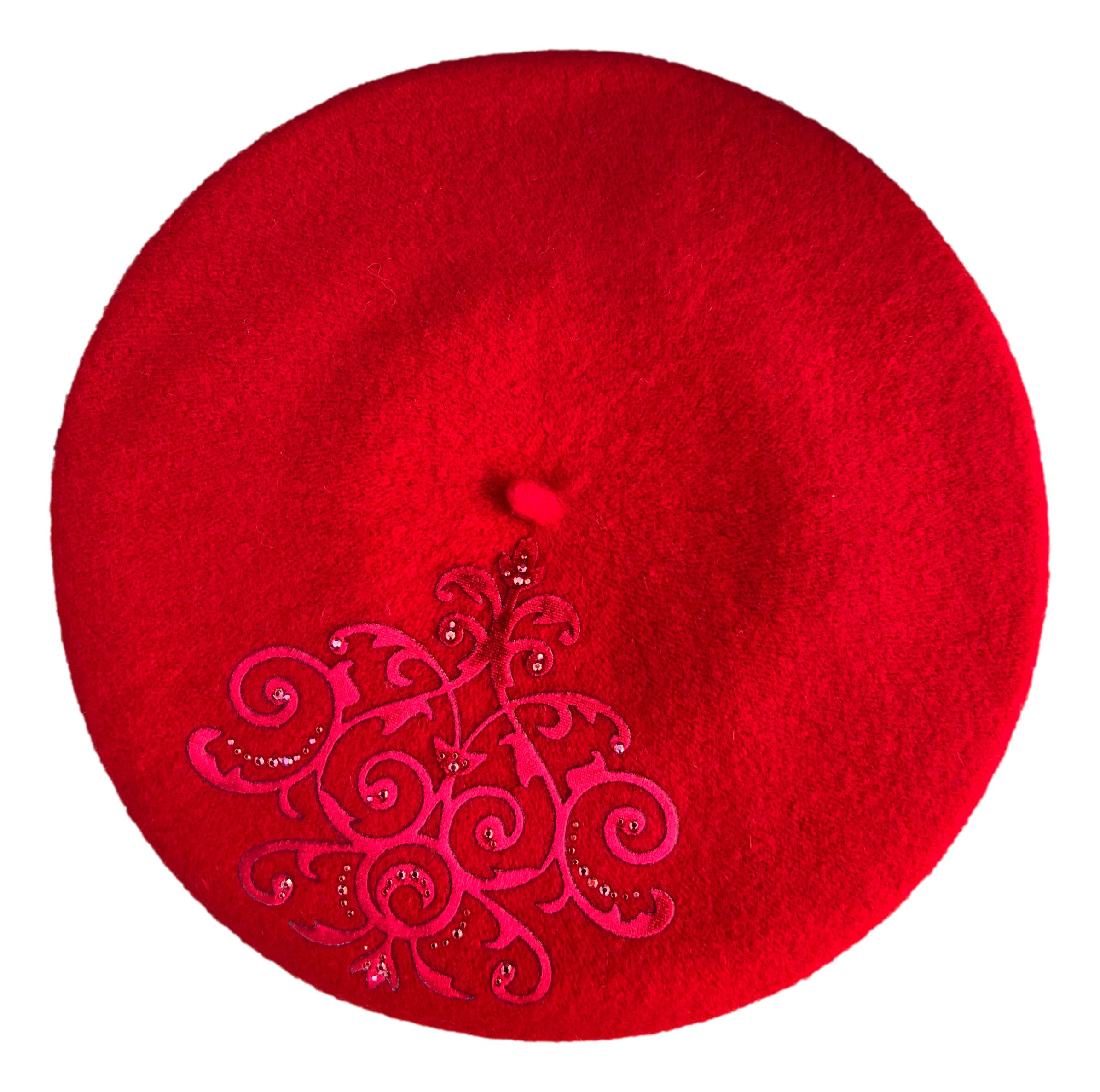 Baskenmütze Anouk rot RABIONEK Baskenmütze