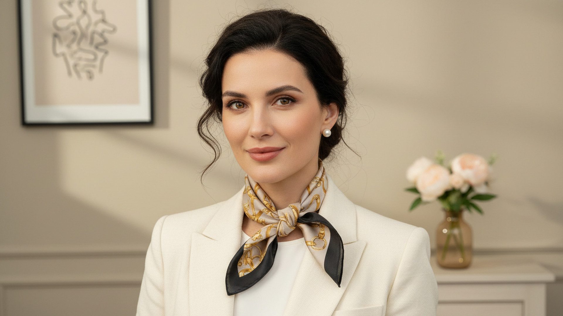 LK Trend & Style Modetuch Quadratisches Tuch 70x70 Seideneffekt, (Hochwertiges Muttertag Geschenk), Seidenoptik, leicht, weich und fließend