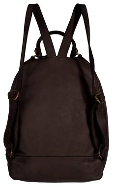 Samantha Look Cityrucksack, echt Leder, Made in Italy