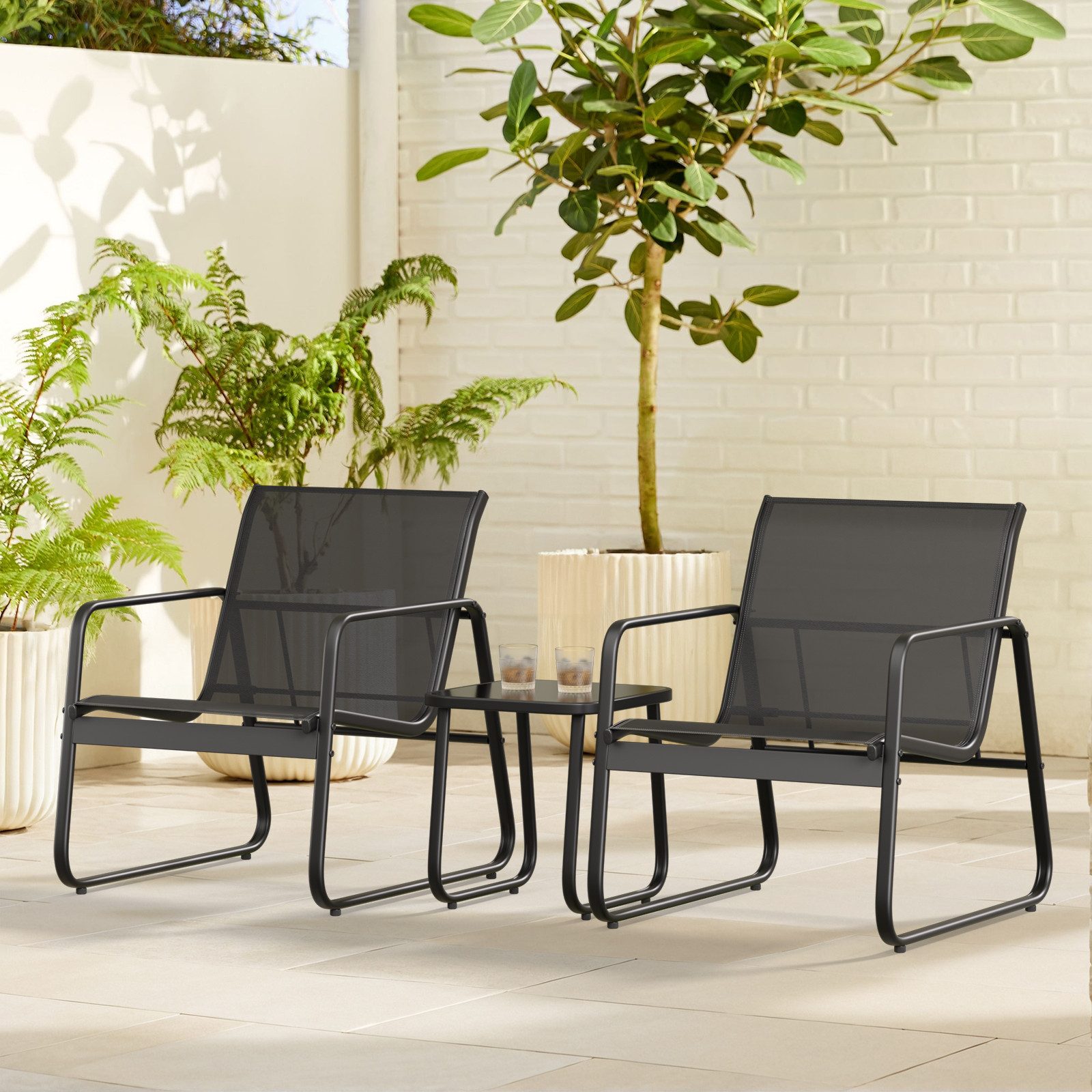 Bealife Balkonset Garten Balkonmöbel-Sets,2 Sessel und günstig online kaufen