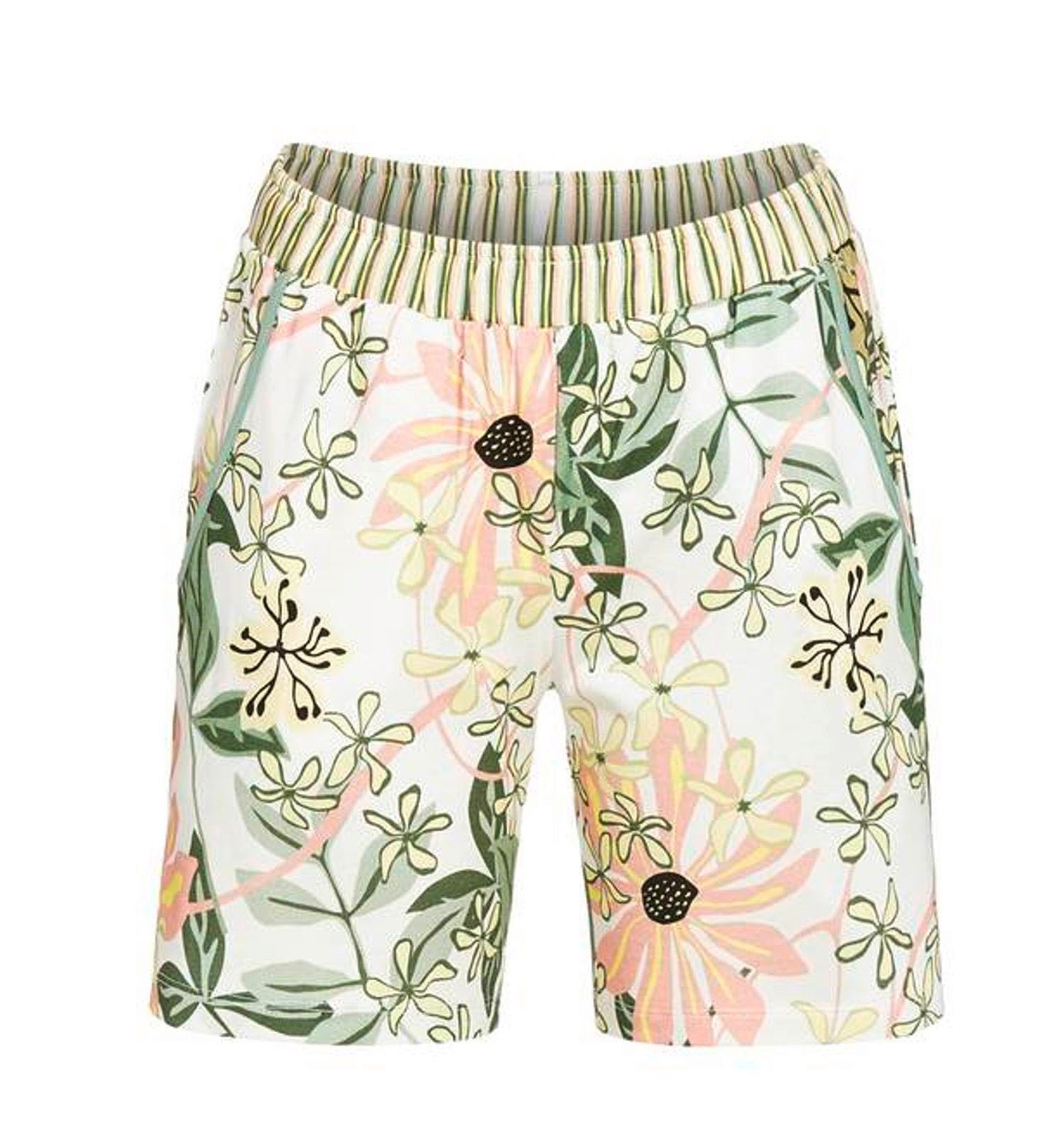 Ringella Pyjamashorts Ringella Damen Pyjama Shorts (1-tlg) Blumenmuster Salvia | Shorts