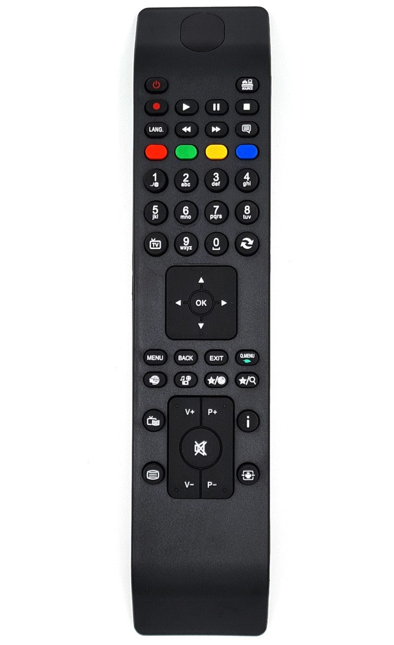 Alltro Ersatz Fernbedienung für Telefunken TV RC4800 / RC-4800 Fernbedienung