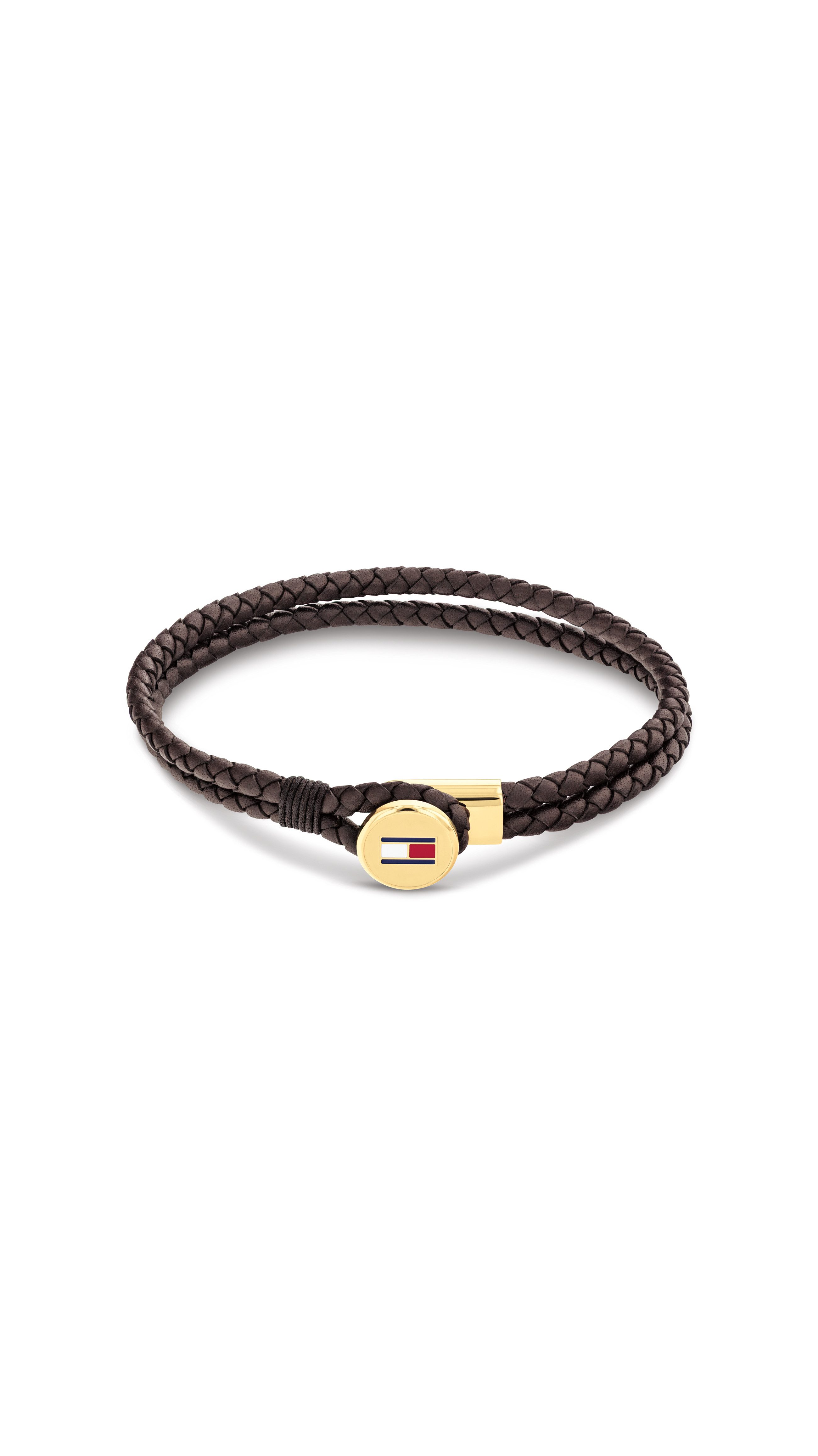 Tommy Hilfiger Lederarmband BRUCE LEATHER, Emaille