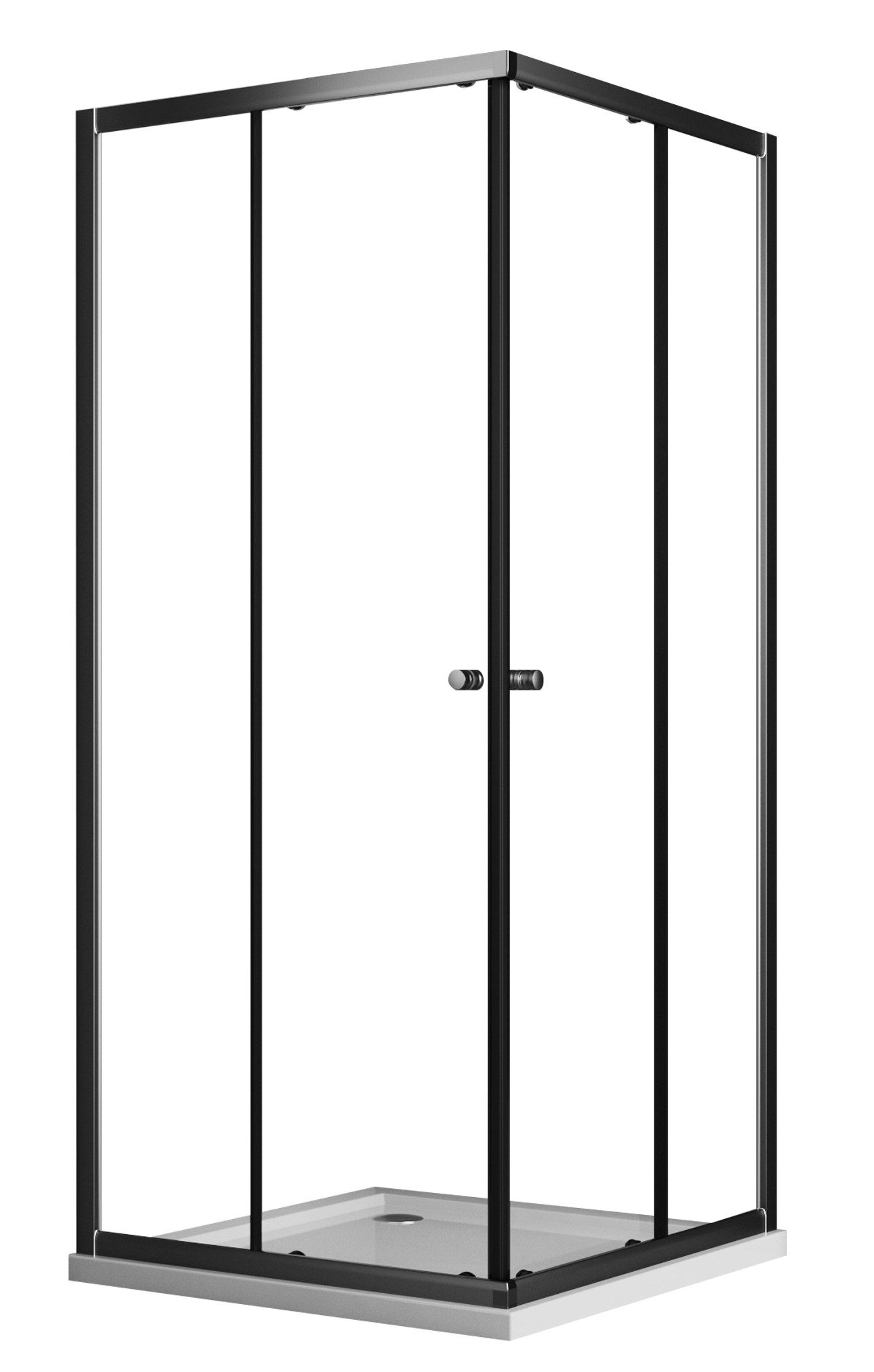 Boromal Eckdusche Duschkabine 80x80 Schiebetür Eckeinstieg günstig online kaufen