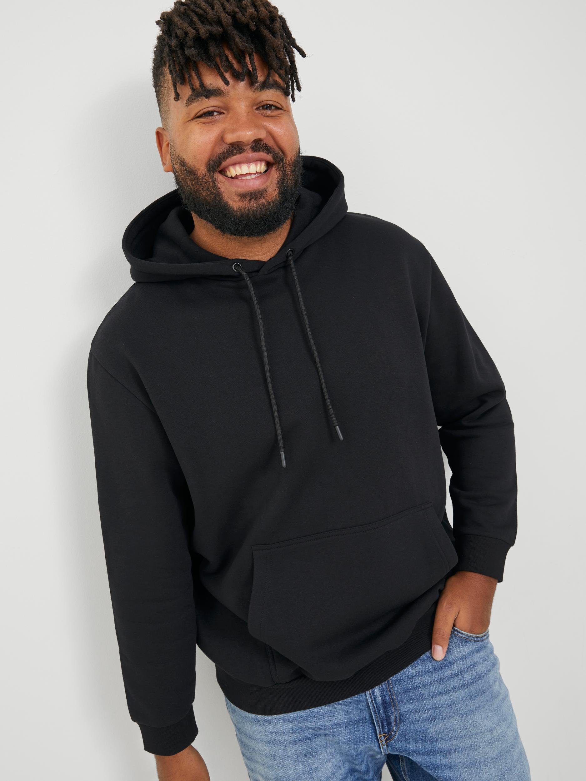 Jack & Jones PlusSize Kapuzensweatshirt JJEBRADLEY SWEAT HOOD NOOS PLS mit günstig online kaufen