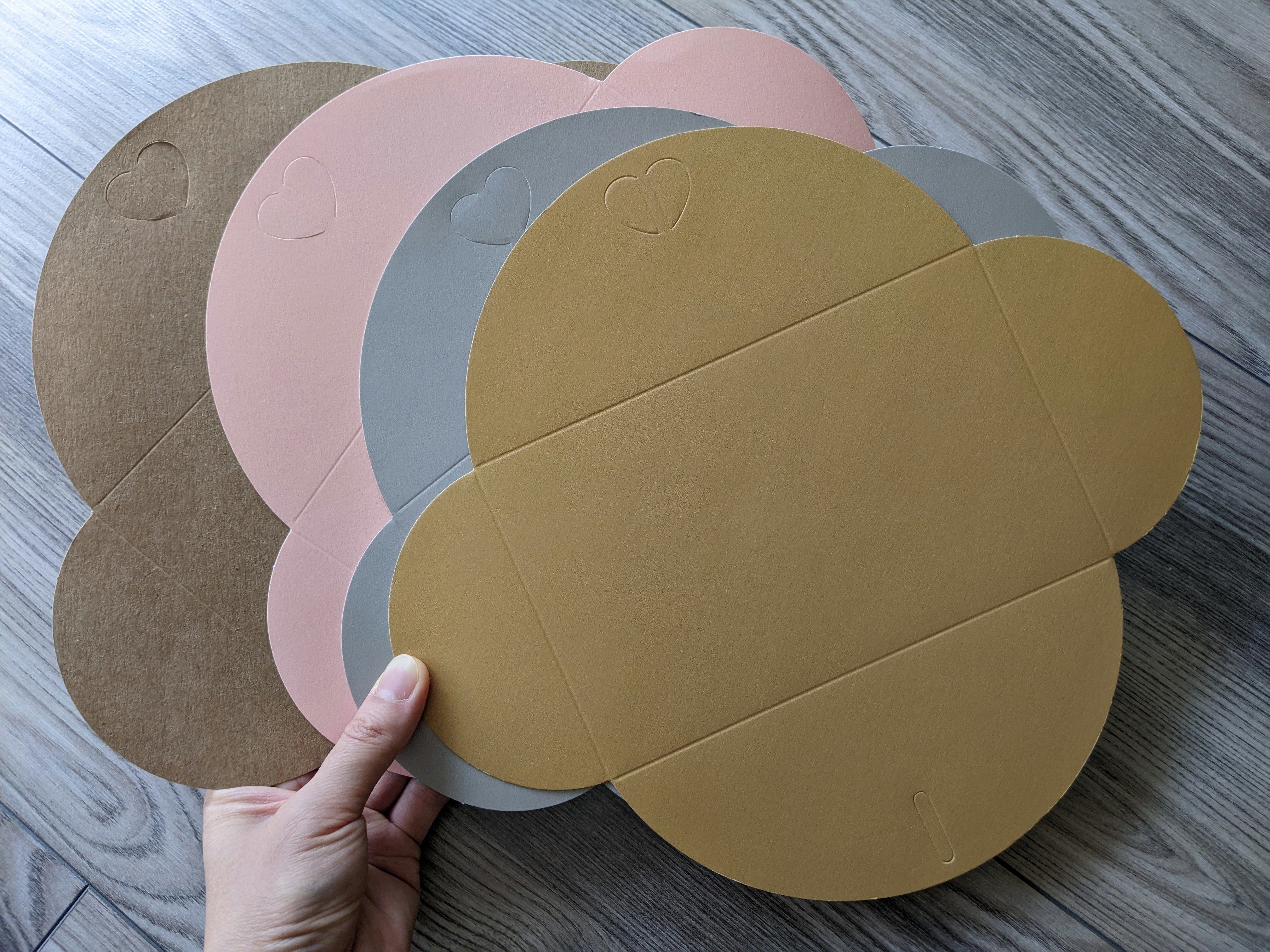101DIYStudio Briefumschlag Hochzeit 20er Set Umschlag Einladung mit Herzverschluss 17 x 11 cm, Für Hochzeitseinladung, Geburtstagseinladung oder Partyeinladung