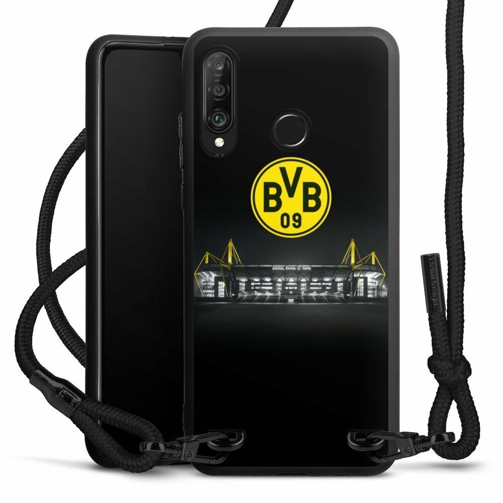 DeinDesign Handyhülle BVB Stadion Borussia Dortmund BVB Stadion, Huawei P30 Lite Premium Handykette Hülle mit Band Case zum Umhängen