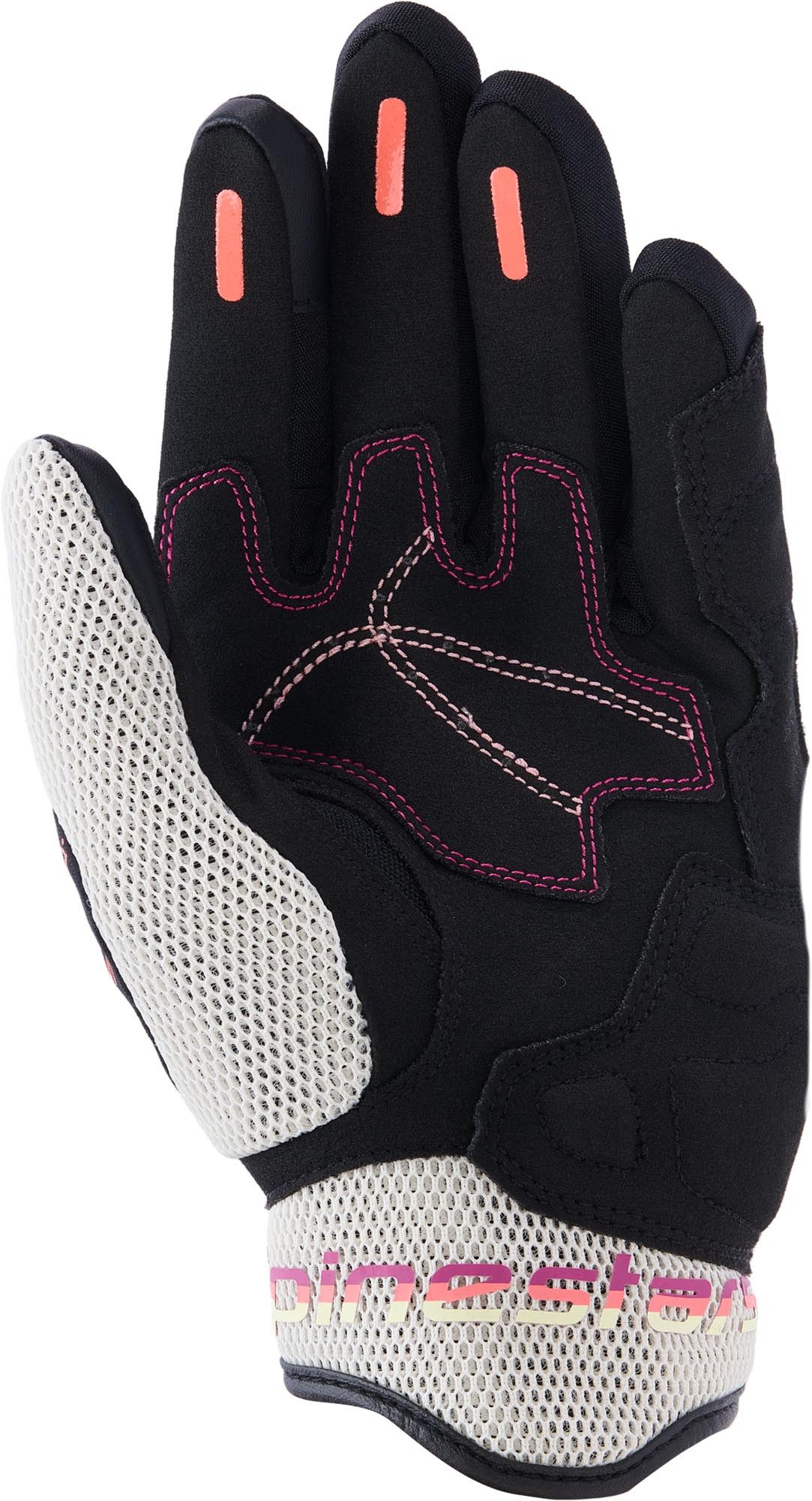 Alpinestars Motorradhandschuhe Stella Mogress Airflow Damen-Motorradhandschuhe perforiert,kurze Stulpe,Touchscreenbedienung möglich