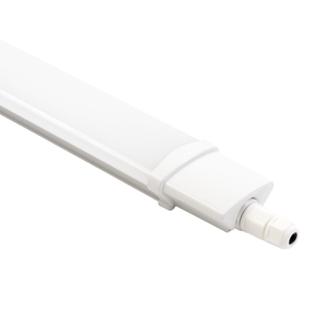 LUXULA LED Unterbauleuchte LUXULA LED Feuchtraumleuchte 120 cm 36 W 4000 K Neutralweiß Weiß, LED fest integriert, neutralweiß