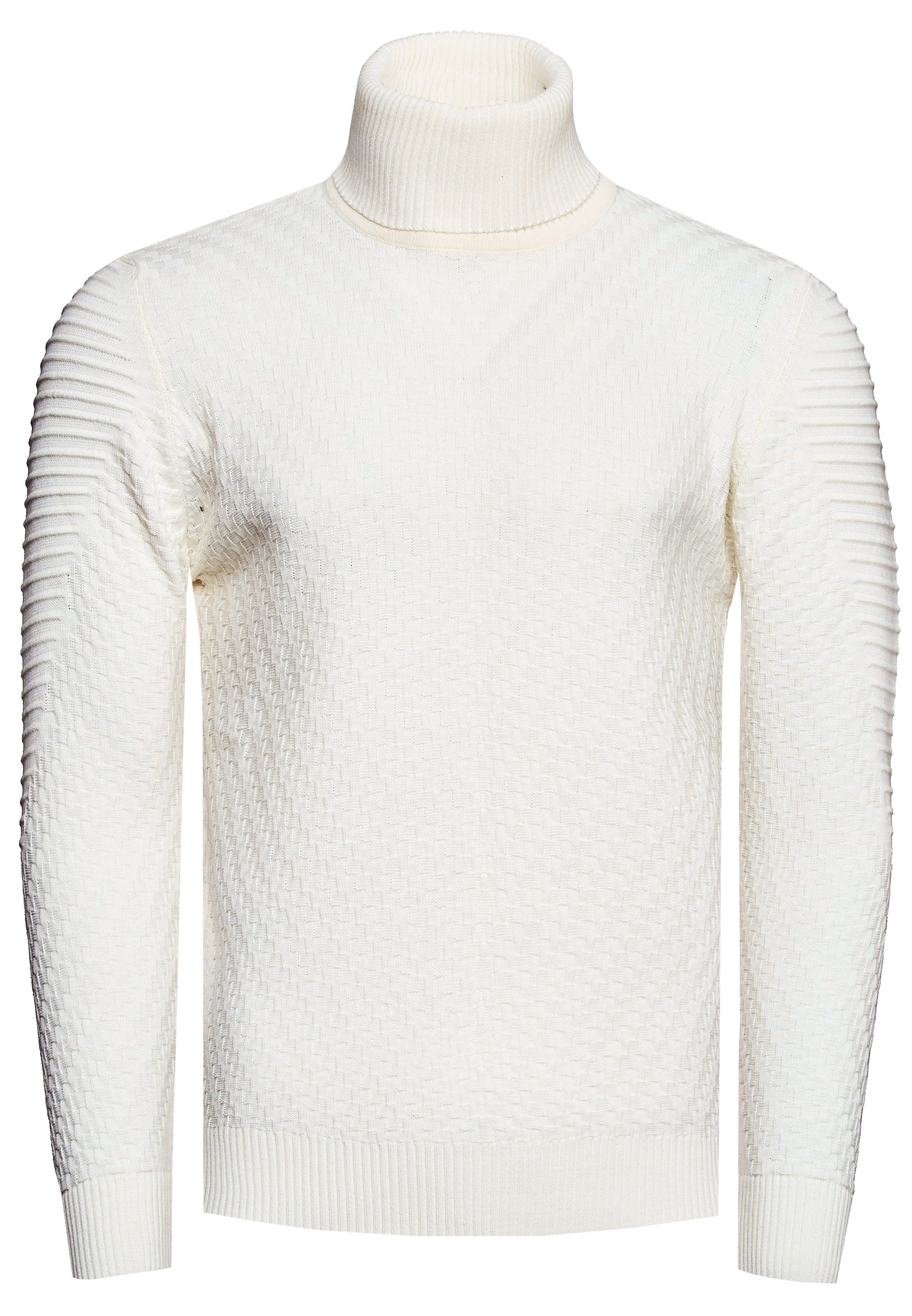 Rusty Neal Rollkragenpullover in stilvollem Feinstrick