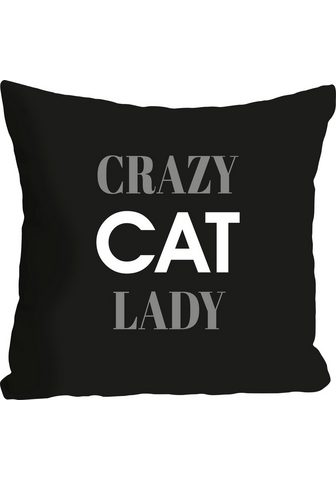 queence Dekokissen »Crazy Cat Lady« su Schrift...