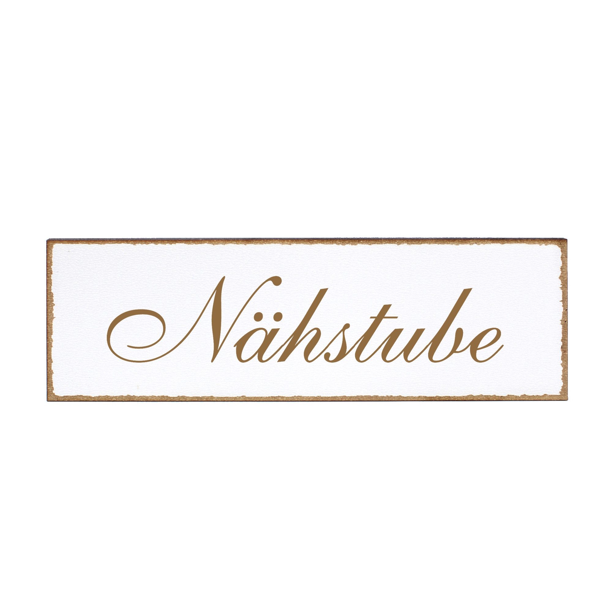 Hinweisschild Türschild - Nähstube - Schild 150 x 50 mm - Schilder Türschilder