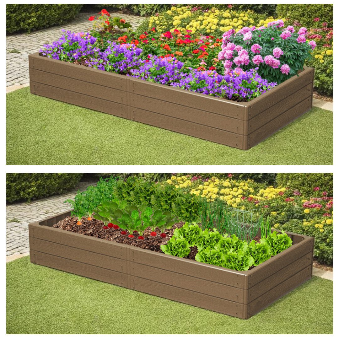 Prosperplast Hochbeet Hochbeet Gartenbett Pflanzkasten Blumenkasten günstig online kaufen