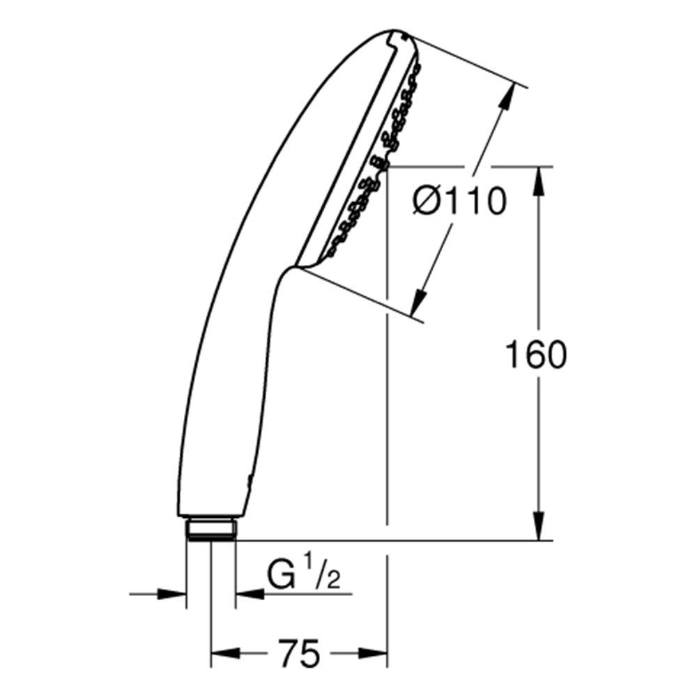 Grohe Handbrause GROHE Handbrause Tempesta 110 günstig online kaufen