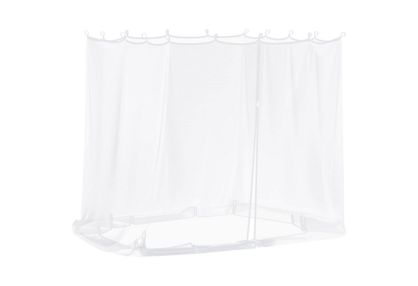vidaXL Moskitonetz Moskito-Netz für Pavillon 220 Mesh Weiß 2 x 2 x 2 m Polyester (1 St)