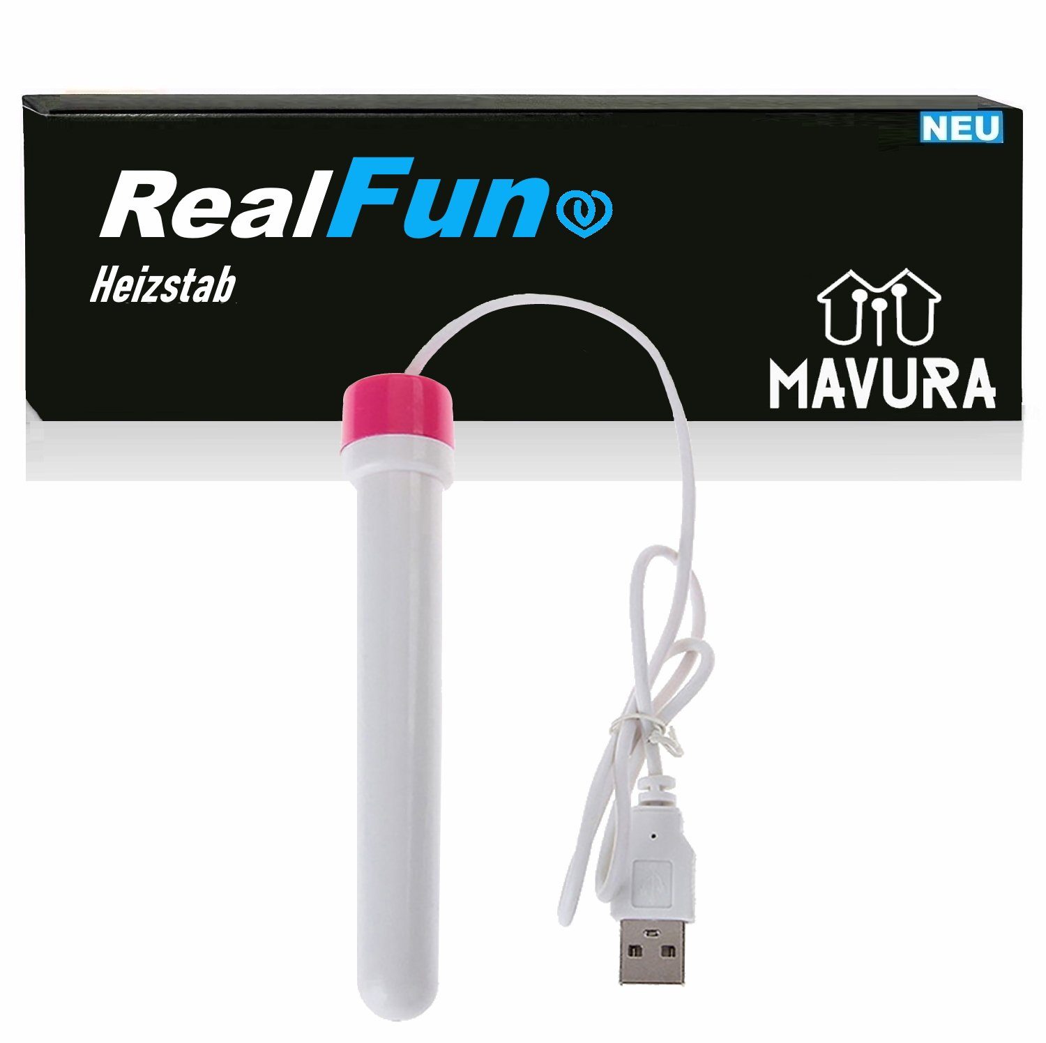 MAVURA Heizstab 46°C Wärmestab Play & *** Toys Spielzeug für RealFun Heizstab USB Plug
