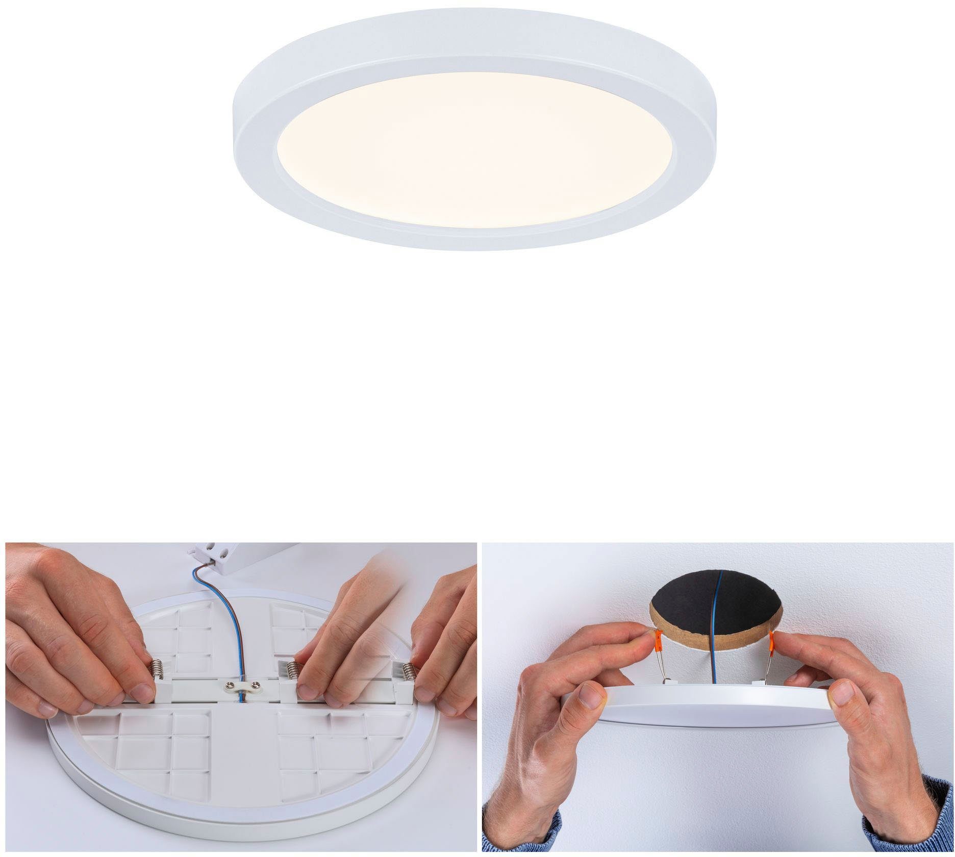 Paulmann Areo, LED Einbauleuchte fest LED integriert, LED-Modul Warmweiß,