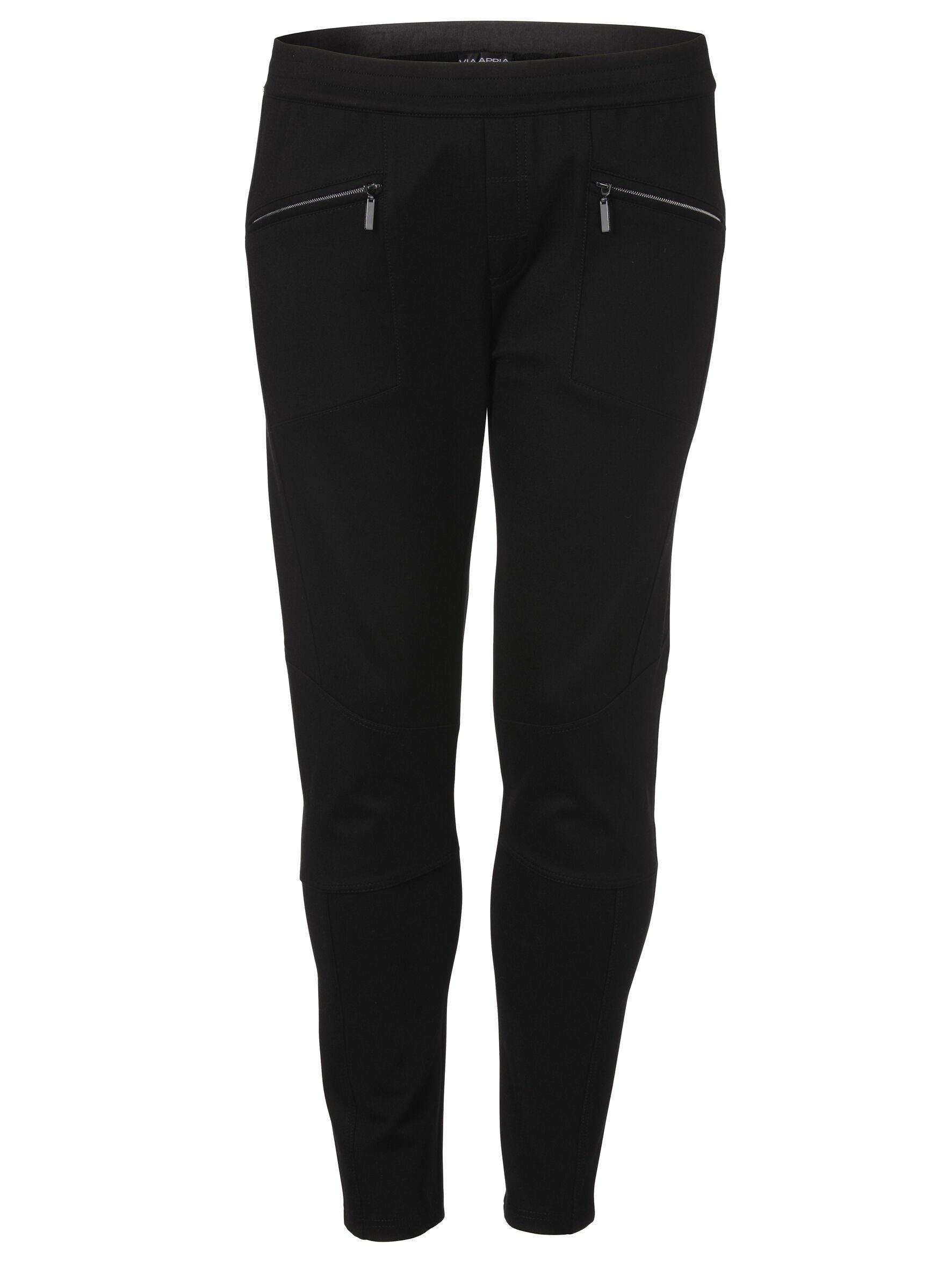 VIA APPIA DUE Stoffhose Schlichte Schlupfhose in unifarbenem Stil im unifar günstig online kaufen