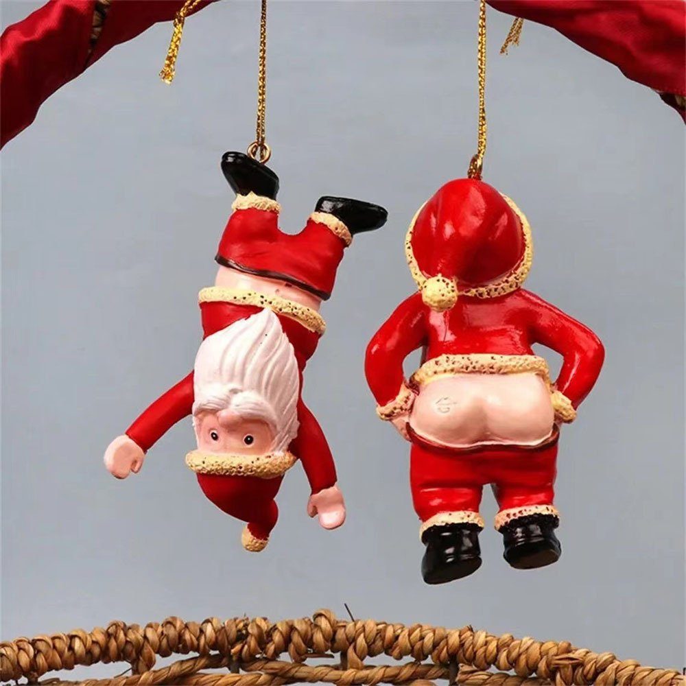 pants Weihnachtsmann-Anhänger, Blusmart Handarbeit Kompakt, Aufhängen, Zum Lustig, lifting Christbaumschmuck