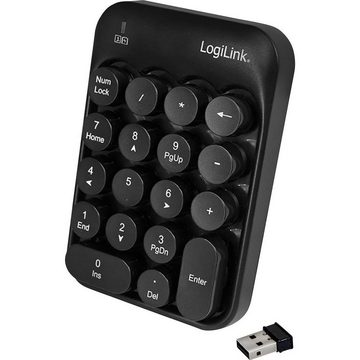 LogiLink Keyboard ® Kabelloses Funk Keypad, 2.4 GHz