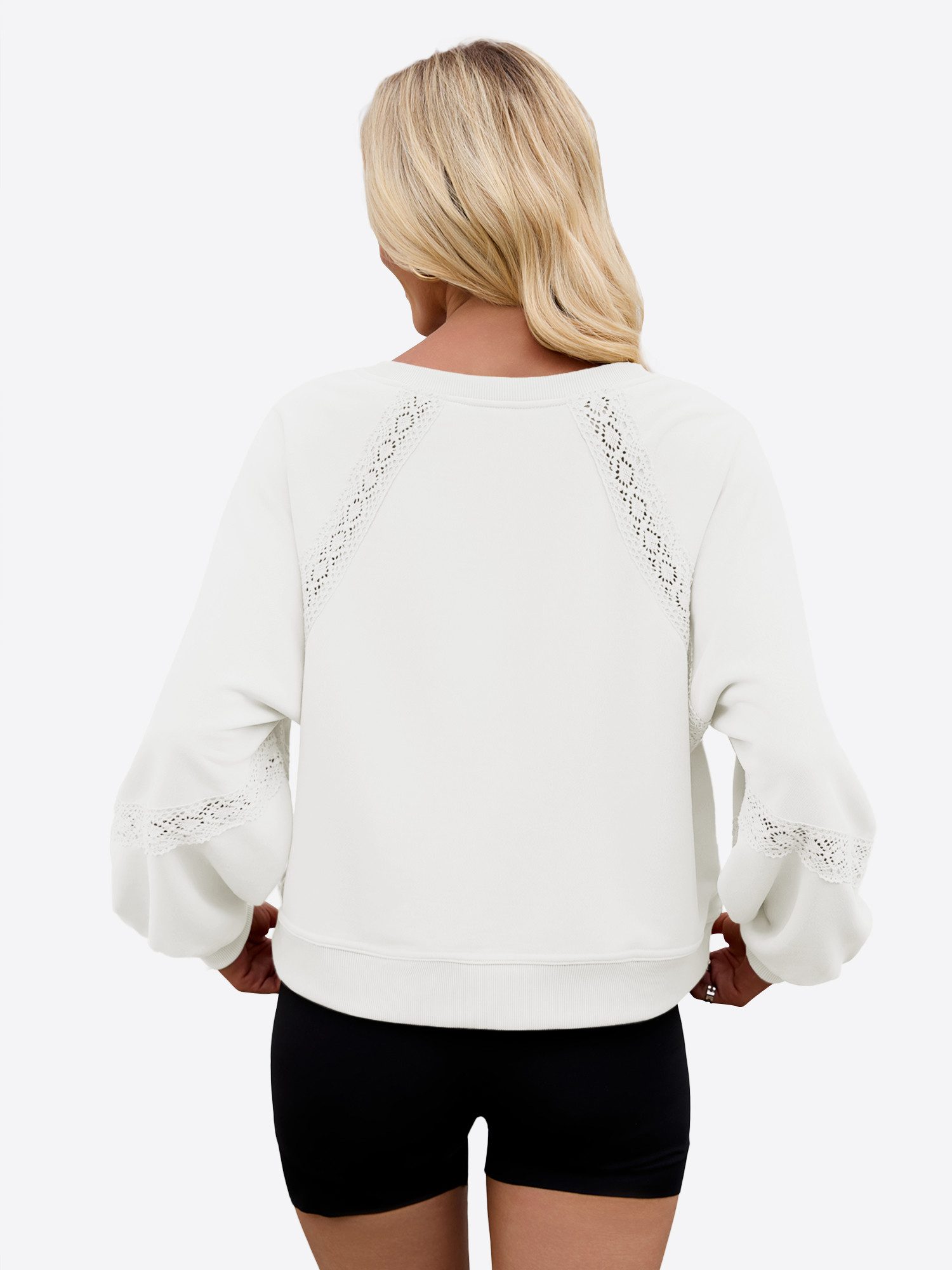 Imily Bela Sweatshirt Damen Langärmliges Lässige Pullover mit V-Ausschnitt günstig online kaufen