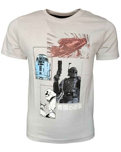 Star Wars T-Shirt Jungen Kurzarmshirt aus Baumwolle Gr. 128- 164 cm
