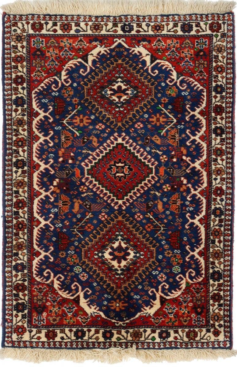 Orientteppich Yalameh Aliabad 79x114 Handgeknüpfter Orientteppich / Perserteppich, Nain Trading, rechteckig, Höhe: 12 mm