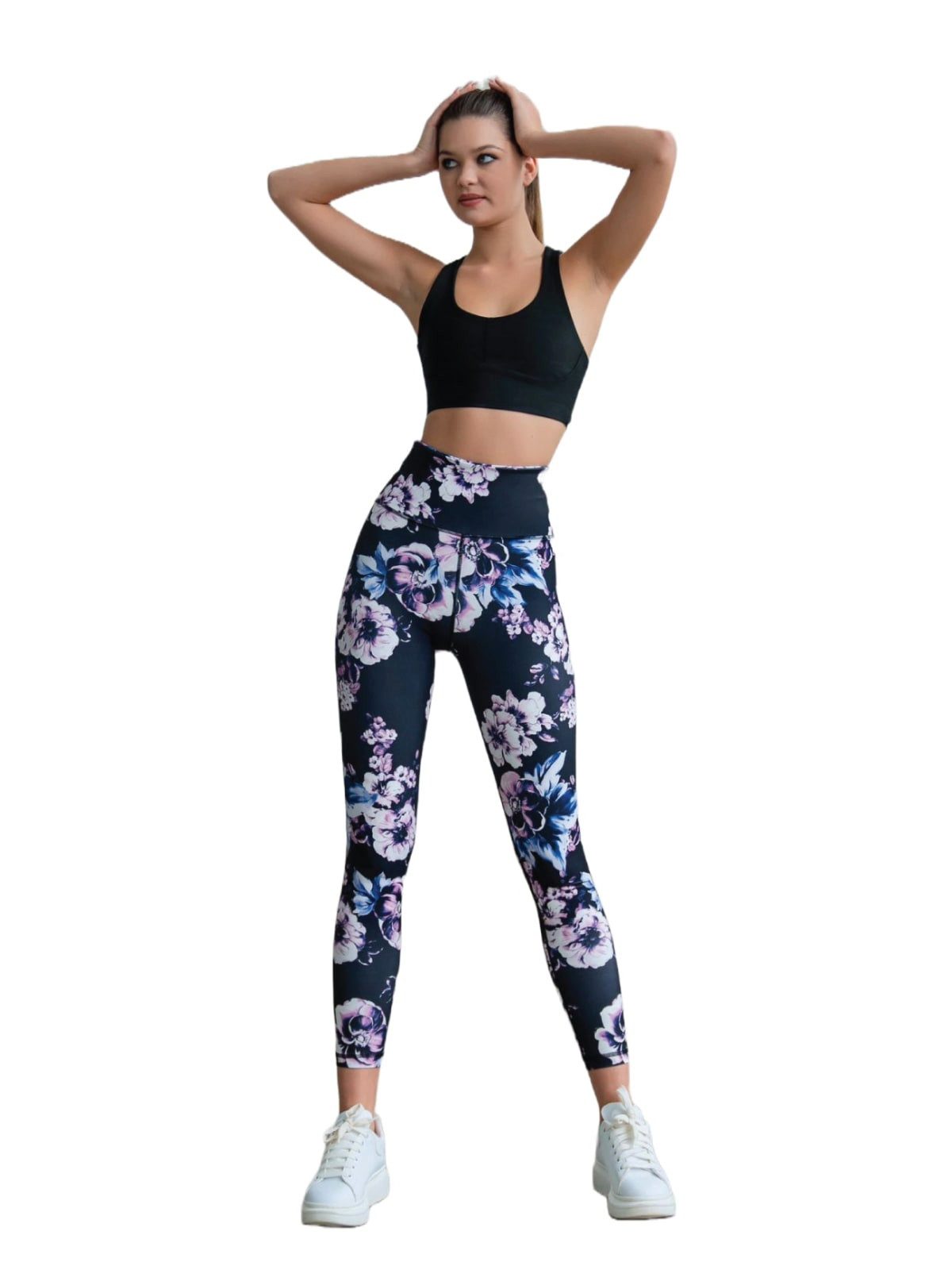 Lismina Leggings High Waist Leggings Atmungsaktiv, Elastischer Bund