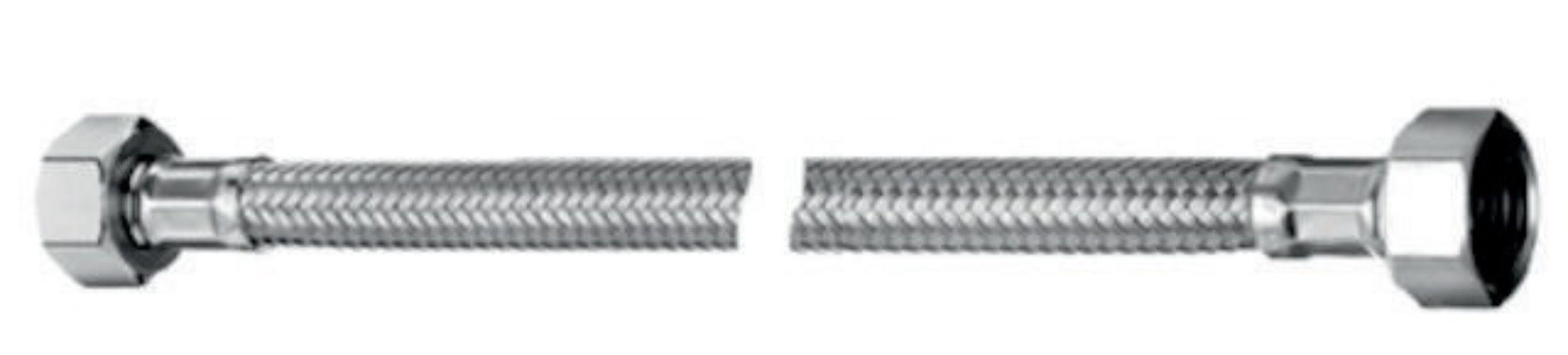 Schell Schlauch SCHELL 102240699 Flexibler Schlauch FLEX clean-fix mit 2 Überwurfmutt