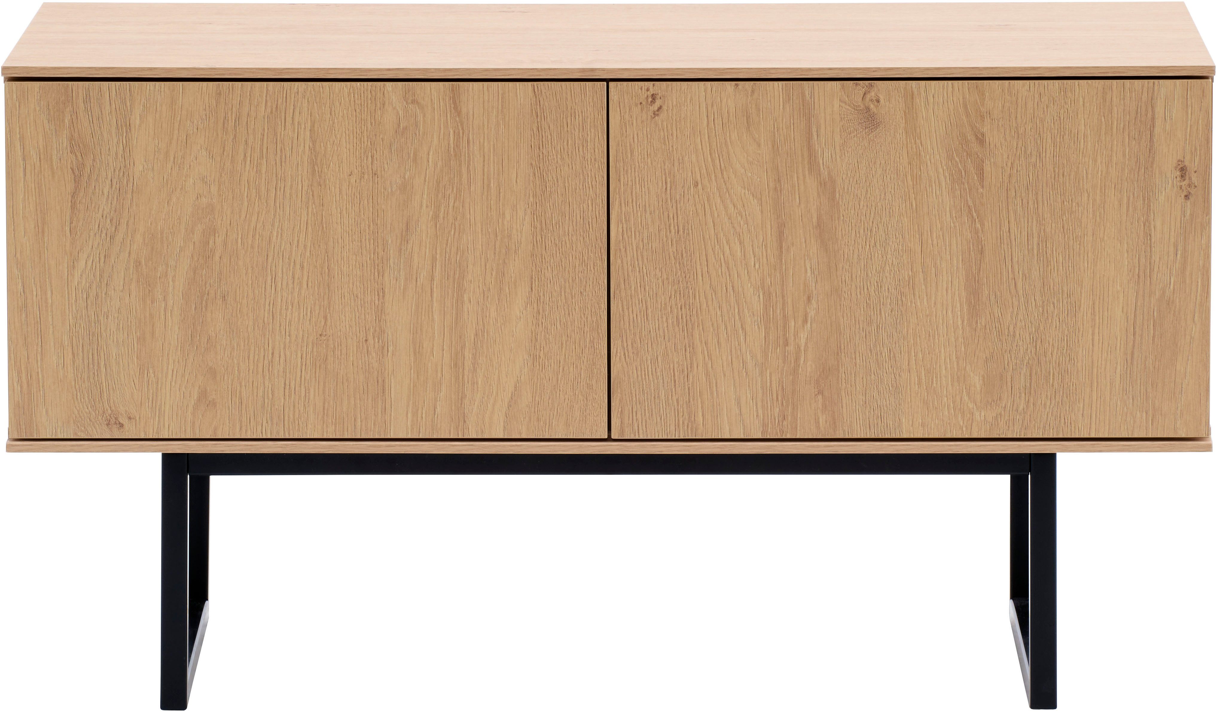 Home affaire Schuhbank Lund, Garderobenbank mit Klappen, moderne Sitzbank, viel Stauraum, Platz für ca. 6 Paar Schuhe, 90 cm breit
