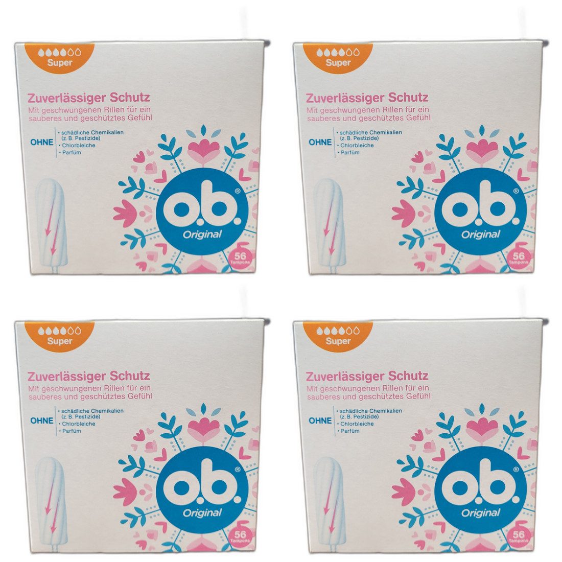 Tampons 4 x ob Original Super 56er