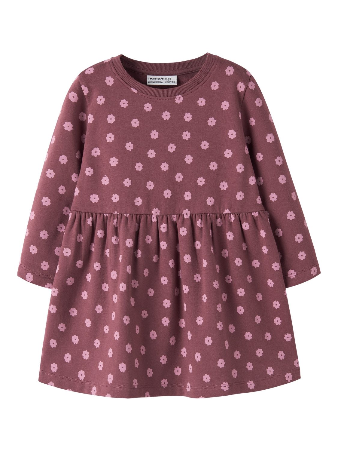 Name It Sweatkleid Nmfdavina Ls Sweat Bru Dress