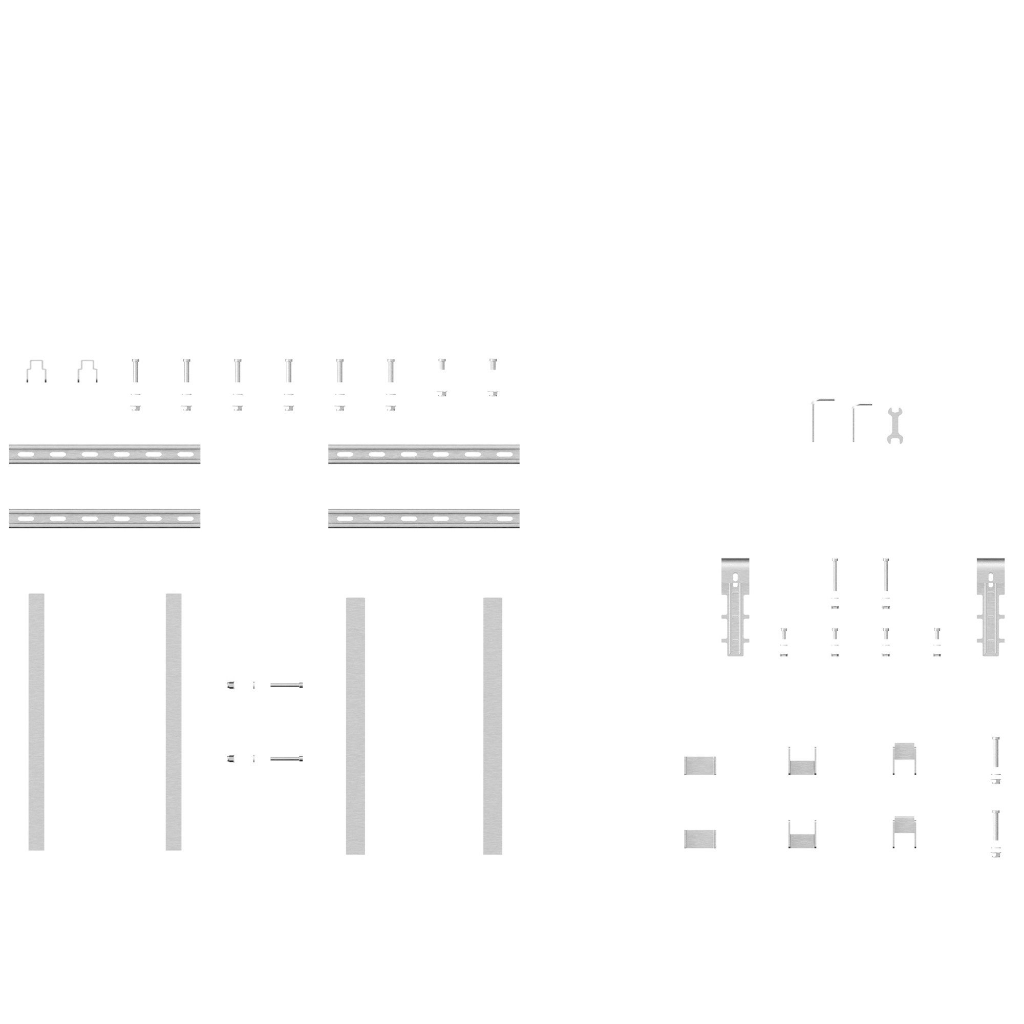 Yardforce Solarmodul-Halterung AX SPSU1, (für die senkrechte und waagerechte Montage)