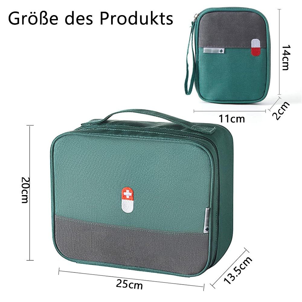 NUODWELL Arzttasche 2 Stück Medikamententasche, Tragbar Wasserdichte Reisea günstig online kaufen