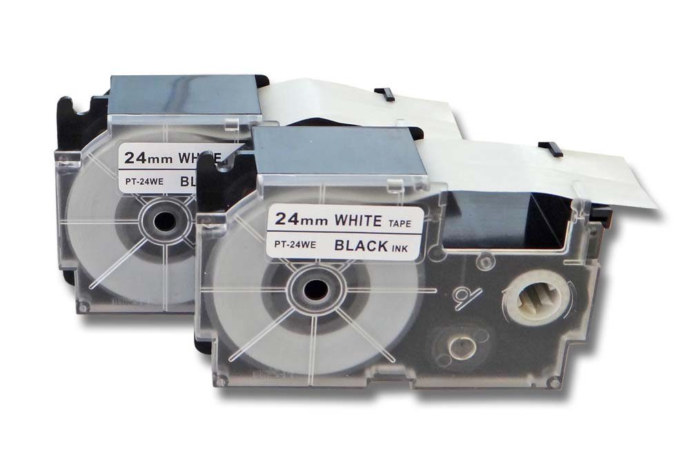 vhbw Beschriftungsband Ersatz für Casio XR-24WE1, XR-24WE für Drucker & Kopierer