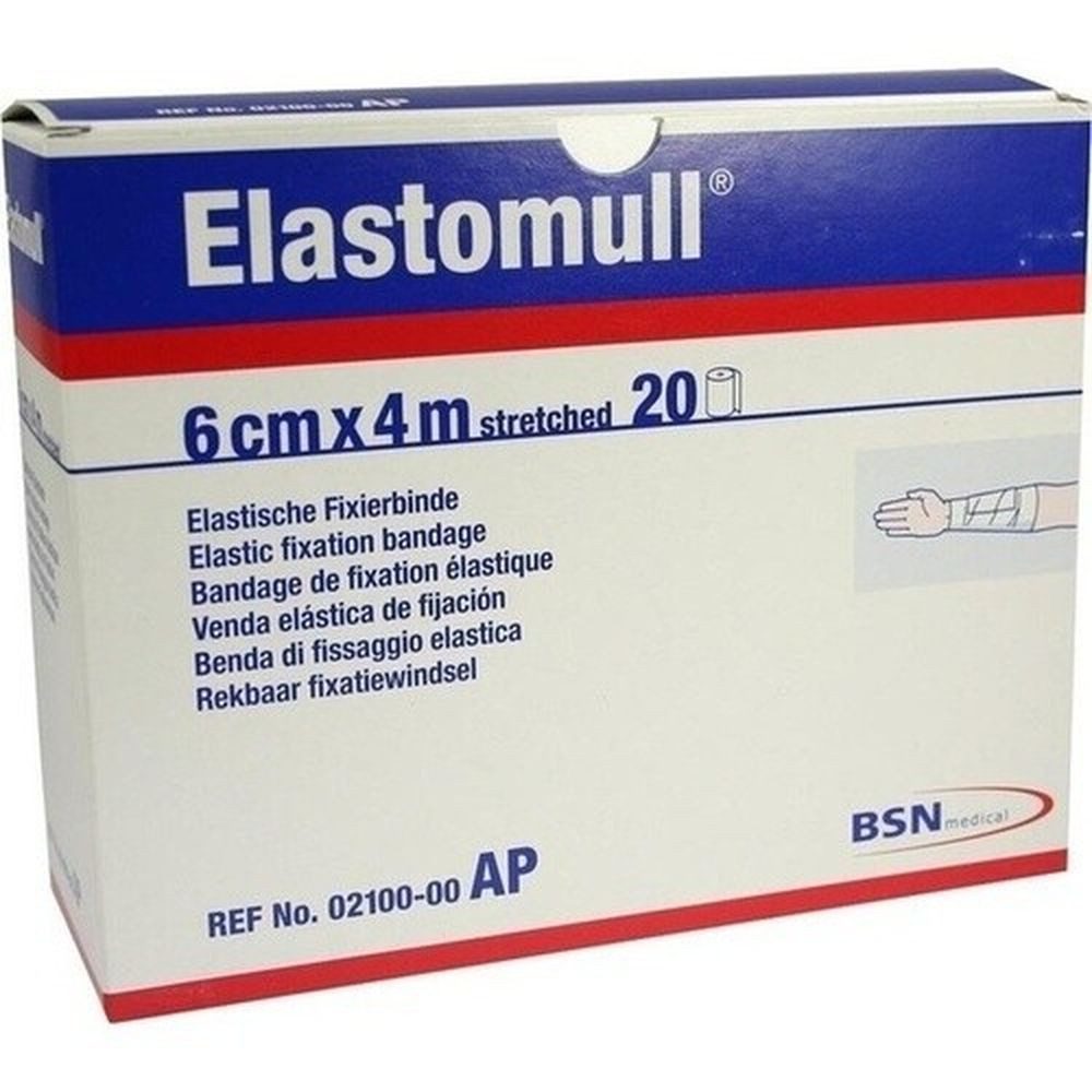 Elastomull Bandage ELASTOMULL 6 cmx4 m elast.Fixierb.2100 20 Stück