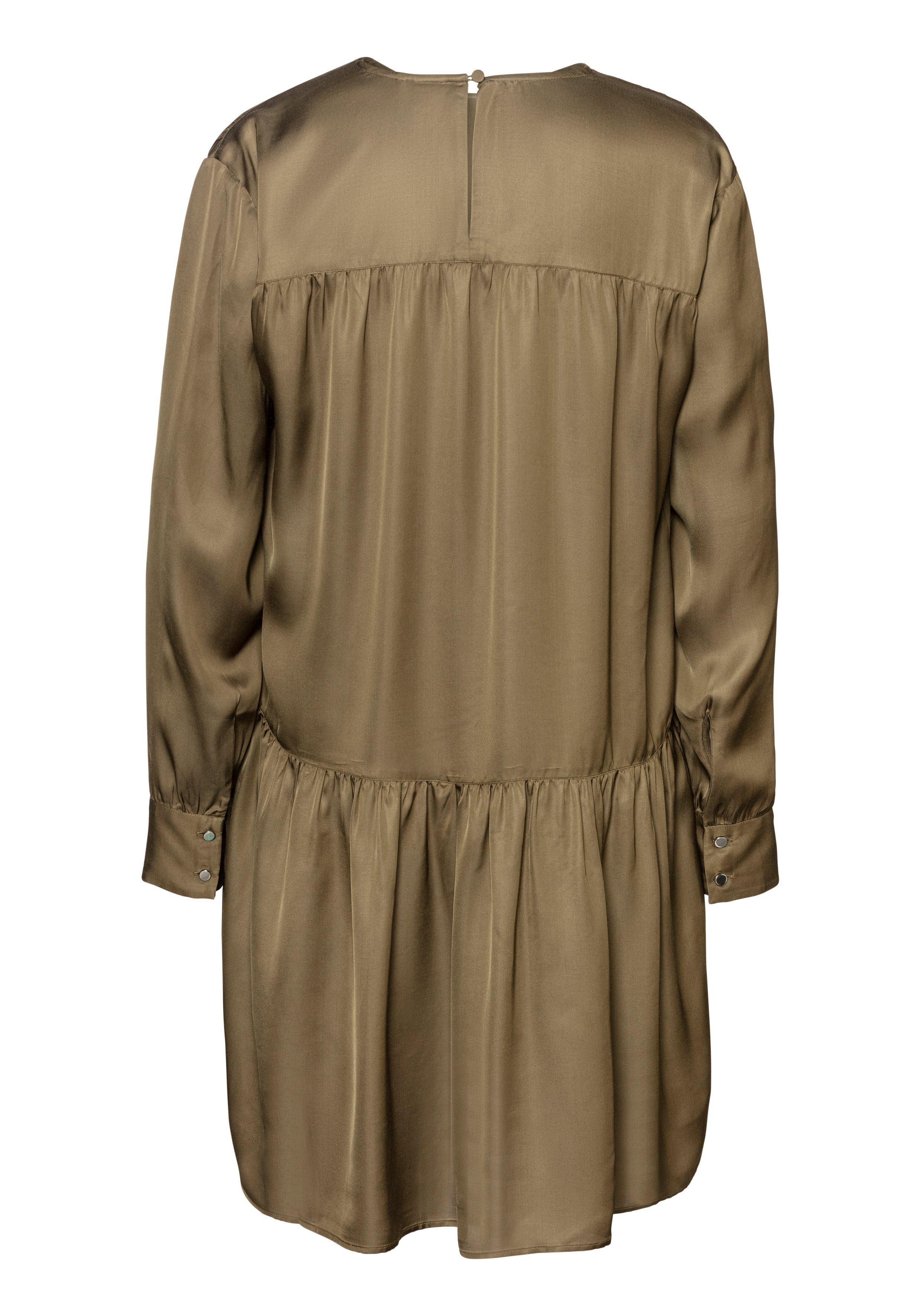 BOSS ORANGE Blusenkleid Diveno Premium Damenmode mit gerafften Details günstig online kaufen