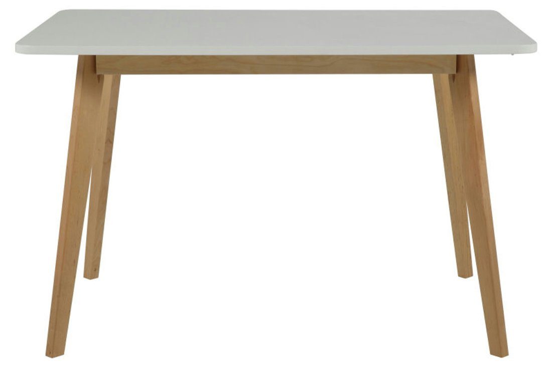 ebuy24 Esstisch Esszimmertisch Rolf 80x120 cm in weiß mit einem Ge (1-St)