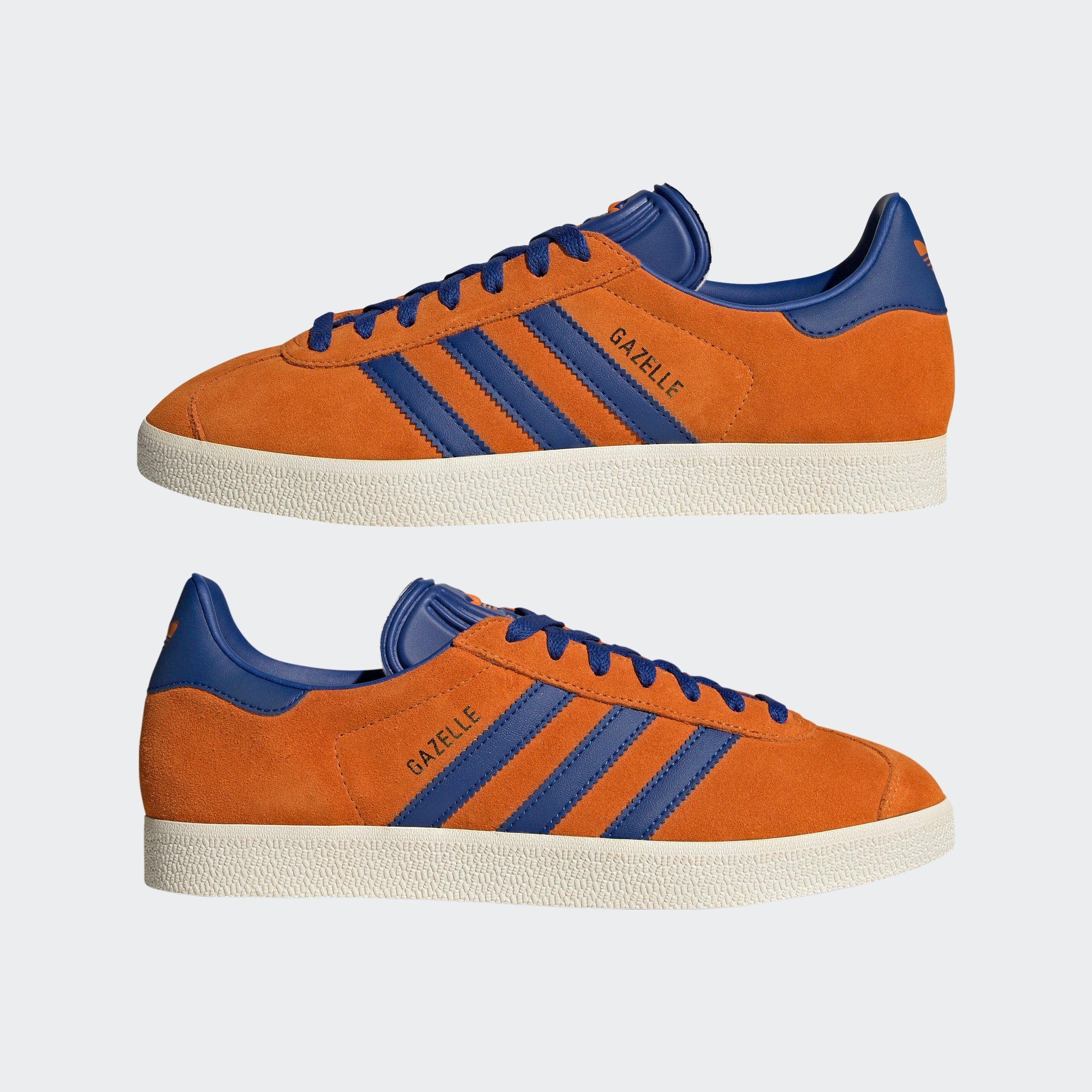 Orange / GAZELLE White Royal Sneaker / Bright Chalk Originals Blue adidas