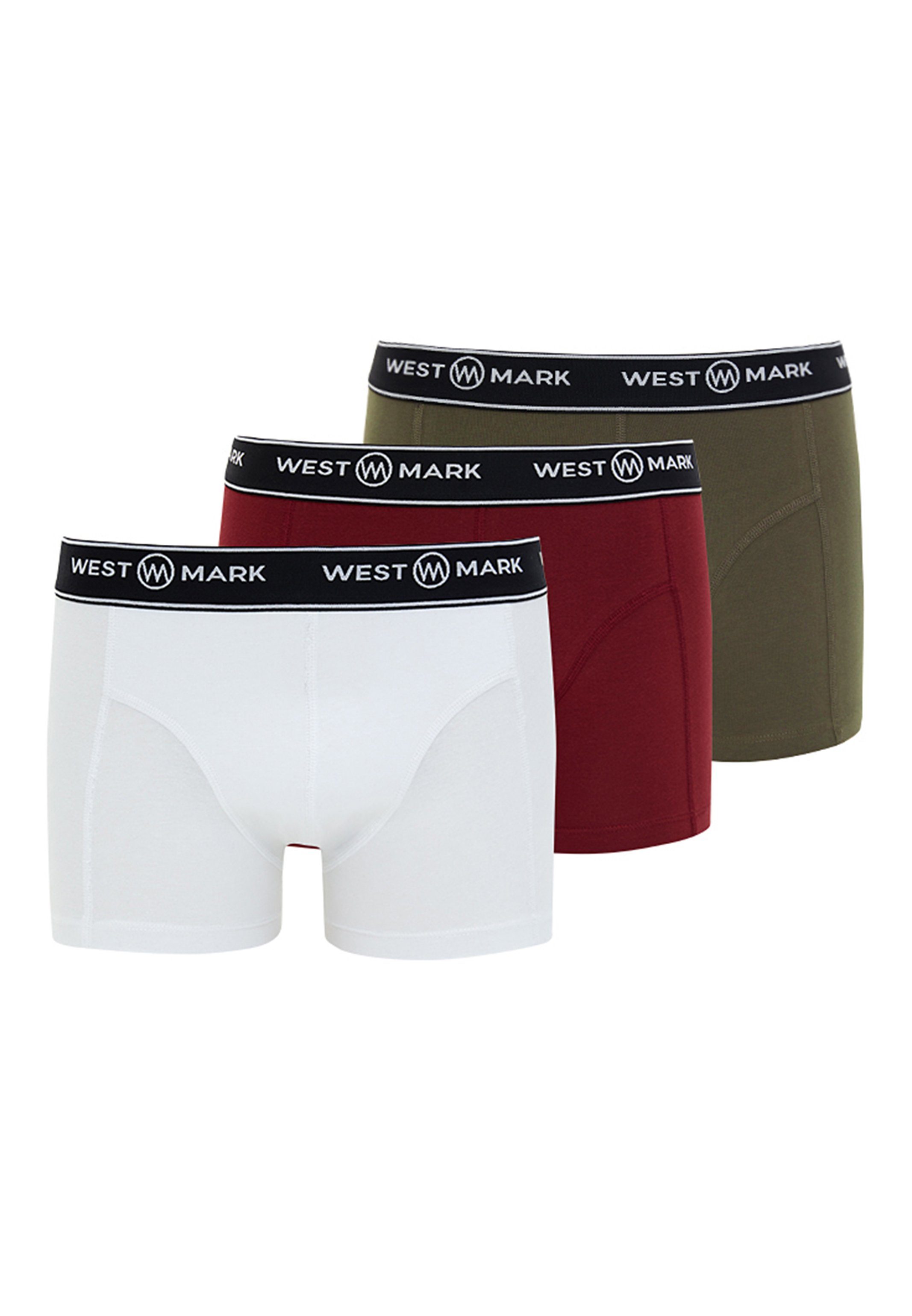 WESTMARK LONDON Retro Boxer 3er Pack Atlas (Spar-Set, 3-St) Retro Short / Pant - Baumwolle - ohne Eingriff