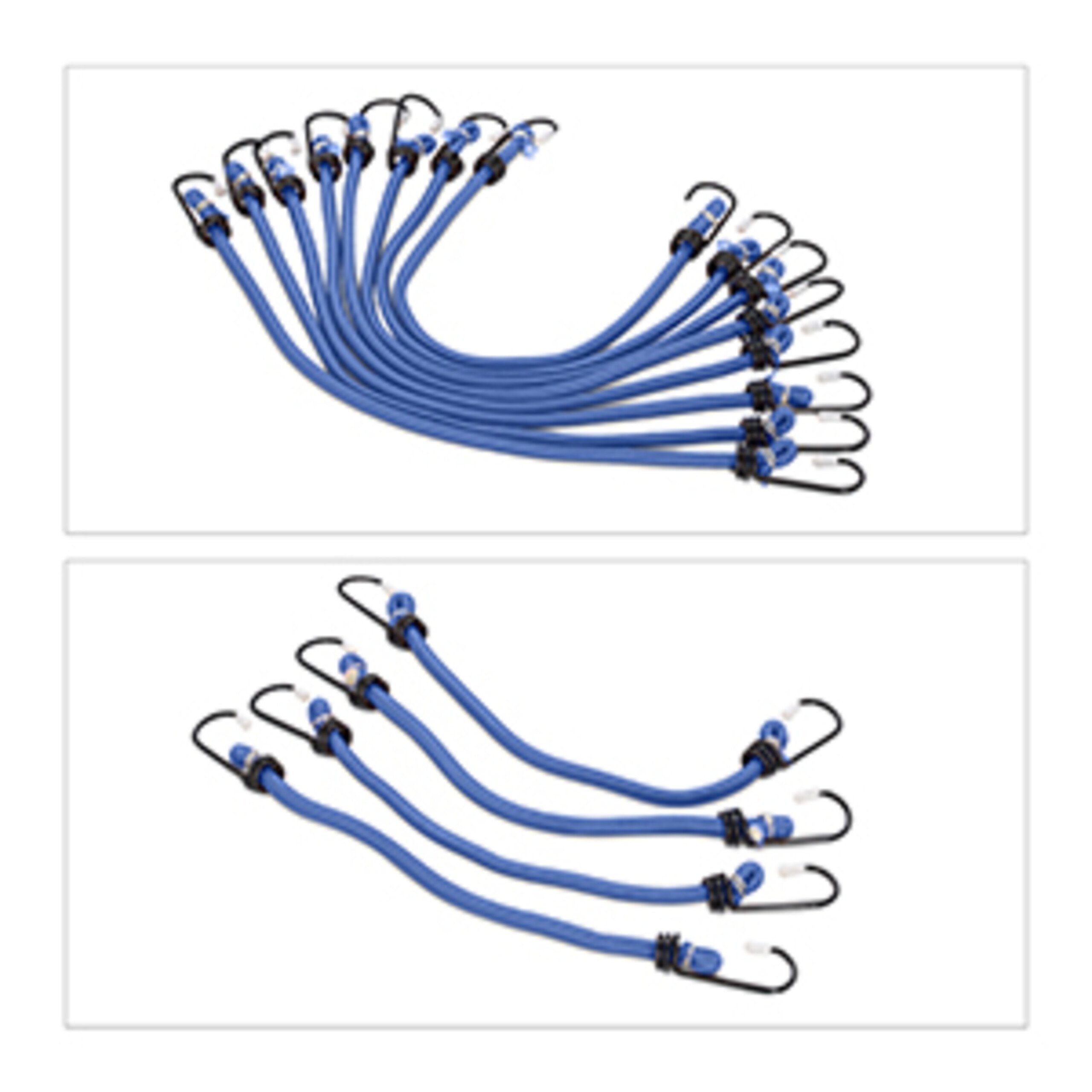 relaxdays Spanngurt Spanngummi Größen 5 Set 24er