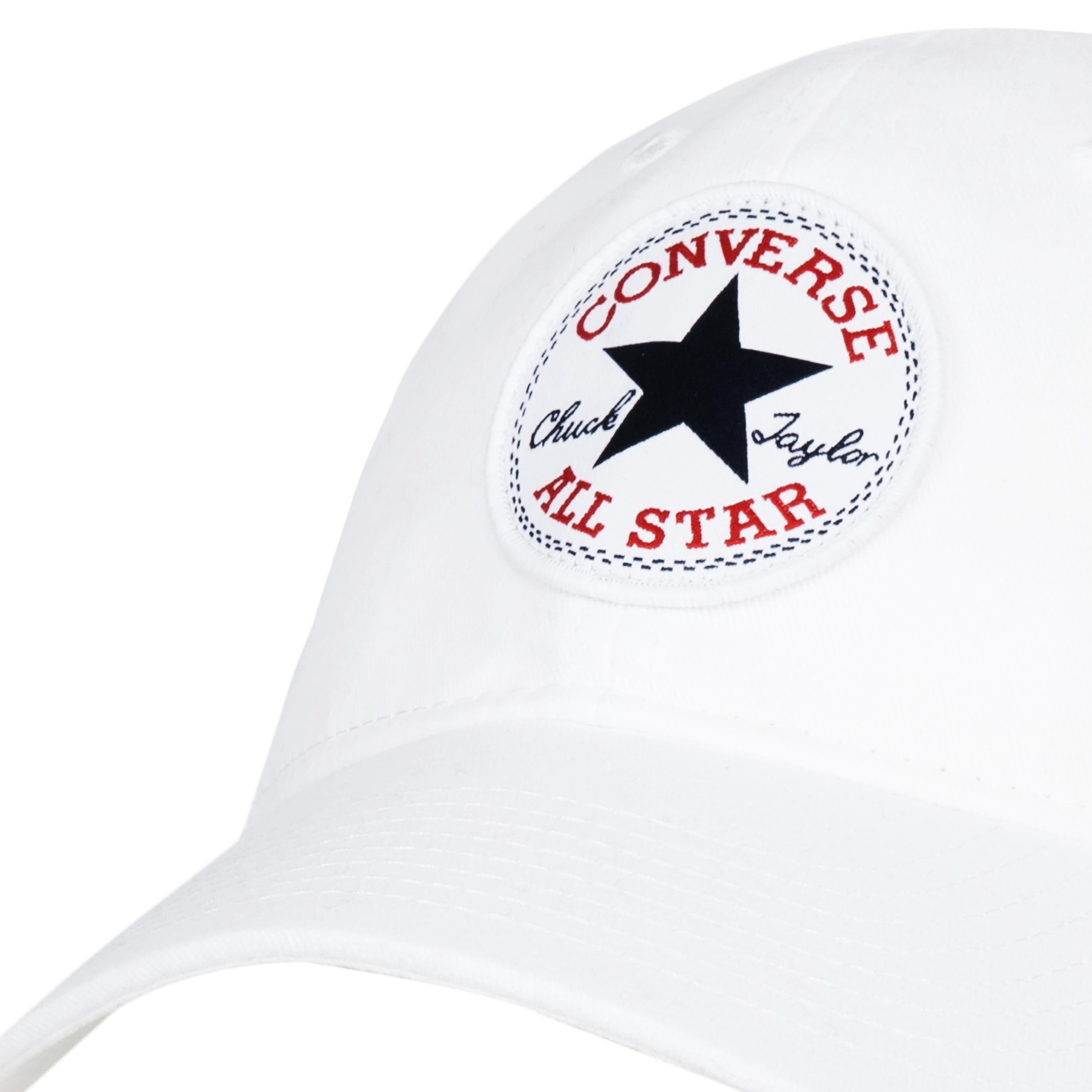 Converse Baseball Cap CAN CHUCK PATCH CURVE BRIM HAT für kids 8-15 Jahre mit Klettverschluss, im Basic-Stil