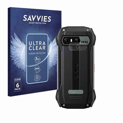 Savvies Schutzfolie für Blackview N6000 (NUR Kameraschutz), Displayschutzfolie, 6 Stück, Folie klar