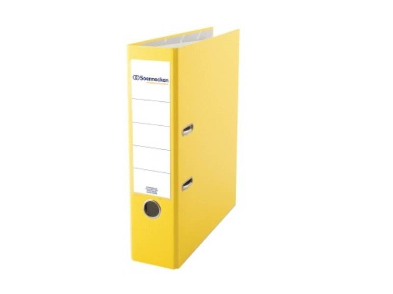 Soennecken Aktenordner Soennecken Ordner 3334 DIN A4 80mm PP gelb