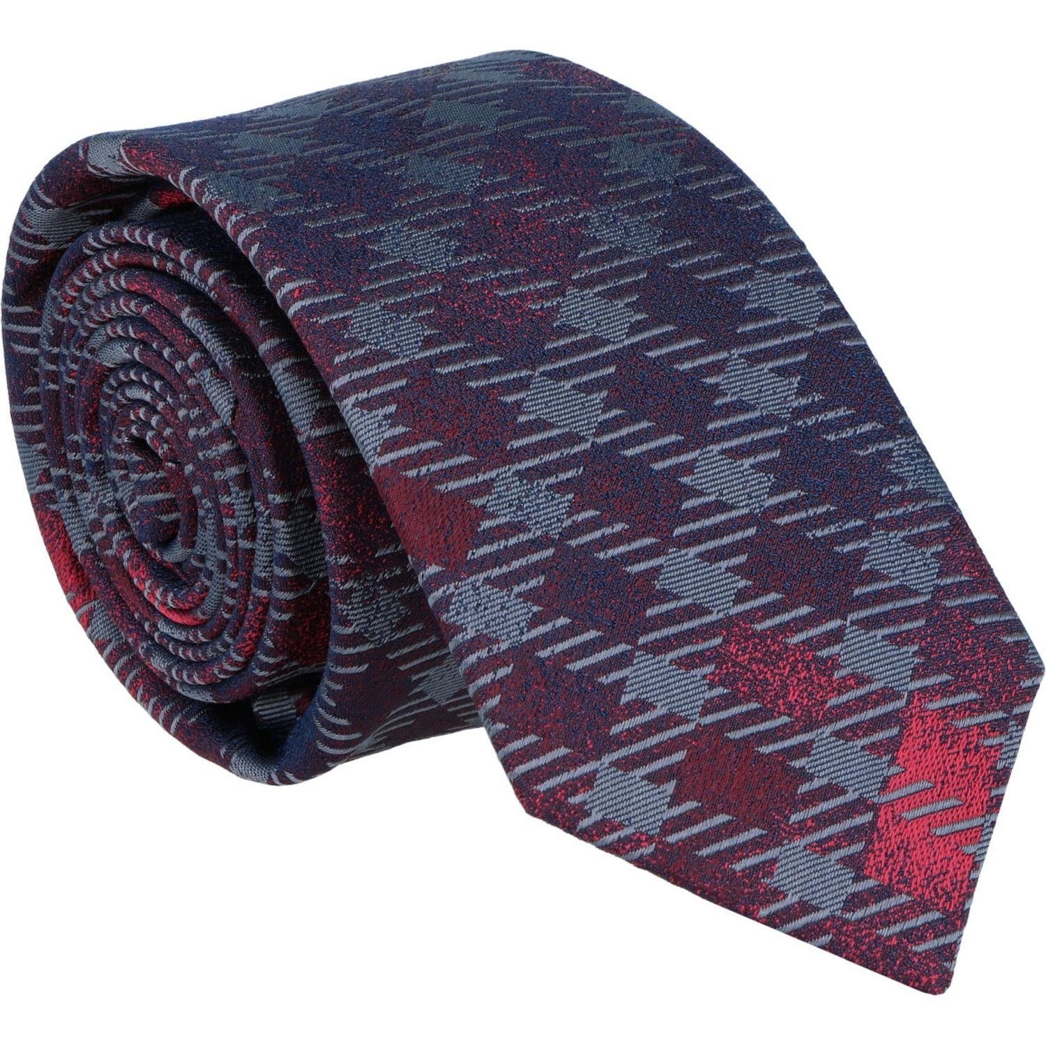 WILLEN Krawatte Krawatte 100% Seide 6,5cm